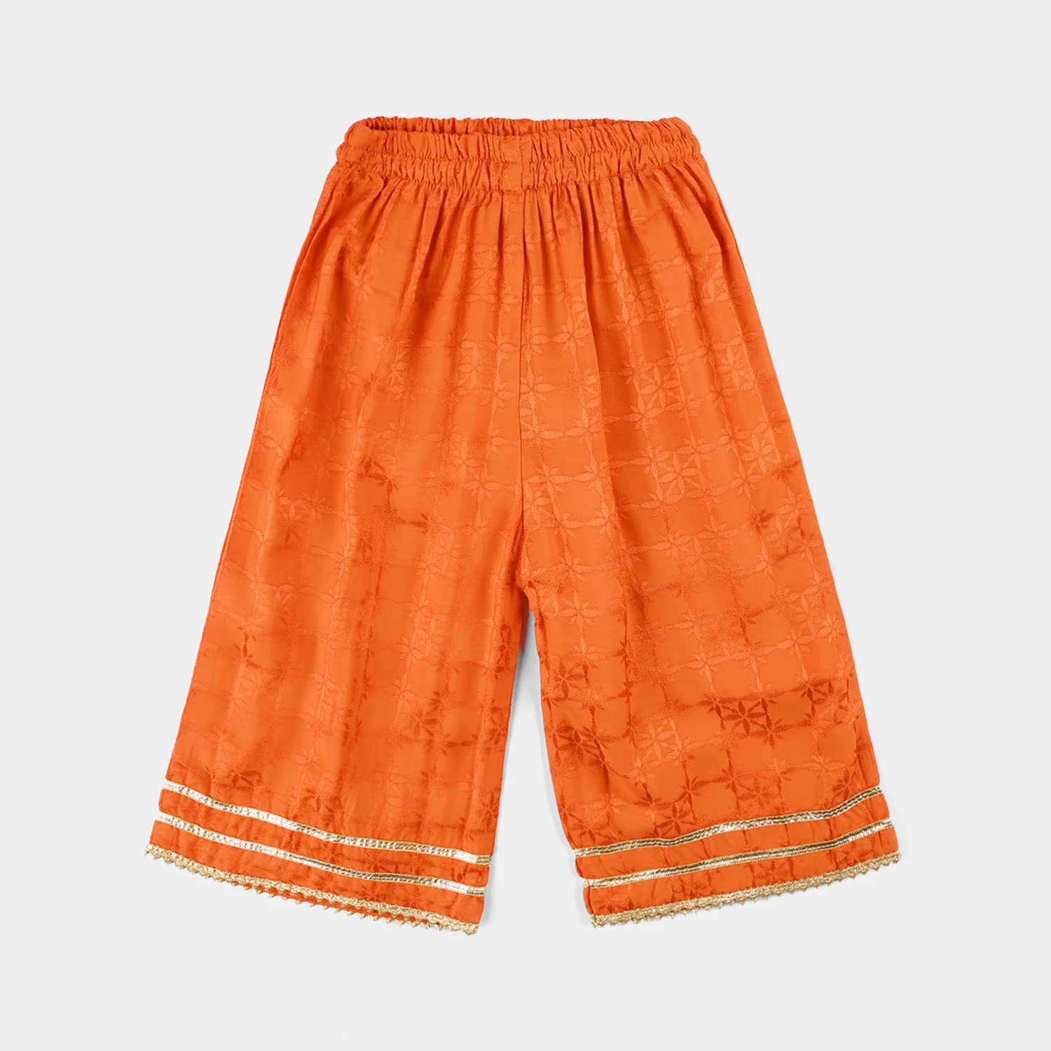 Infant Girls Jacquard 2-Piece Suit (Choti) - Rust/Orange - Image 9