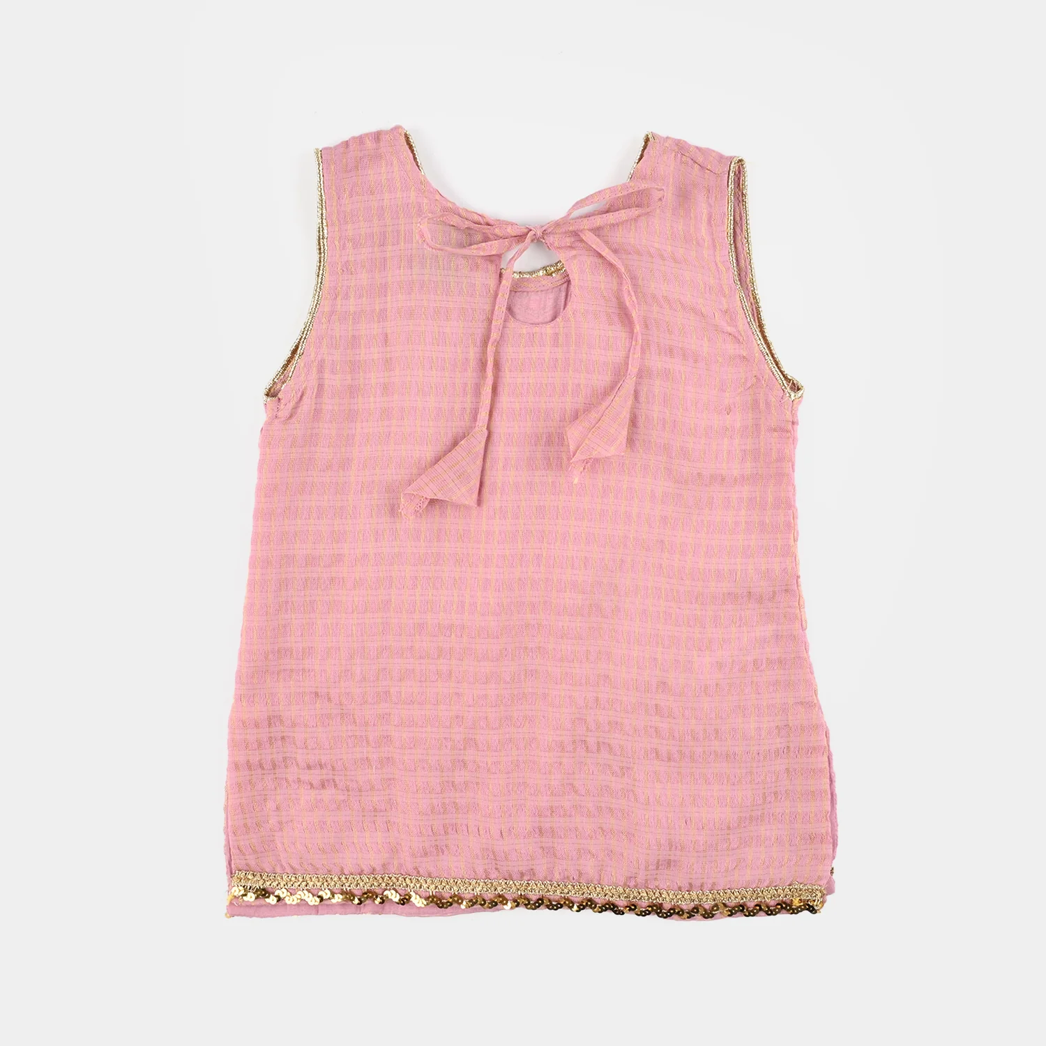 Infant Girls Jacquard 2 Piece Set (Glitter) - Pink - Image 6