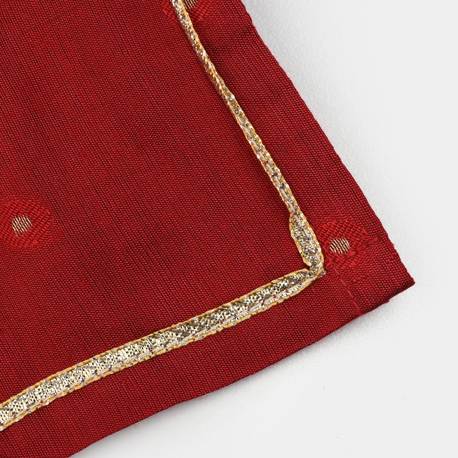 Infant Girls Jacquard 2-Piece Suit (Khumaar) - Red - Image 9