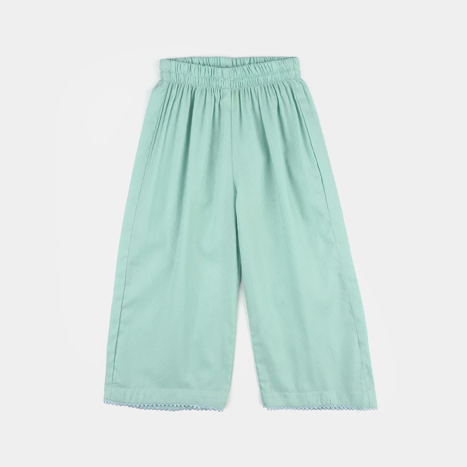 Infant Girls Jacquard Embroidered 2Pcs - Mint Green - Image 6