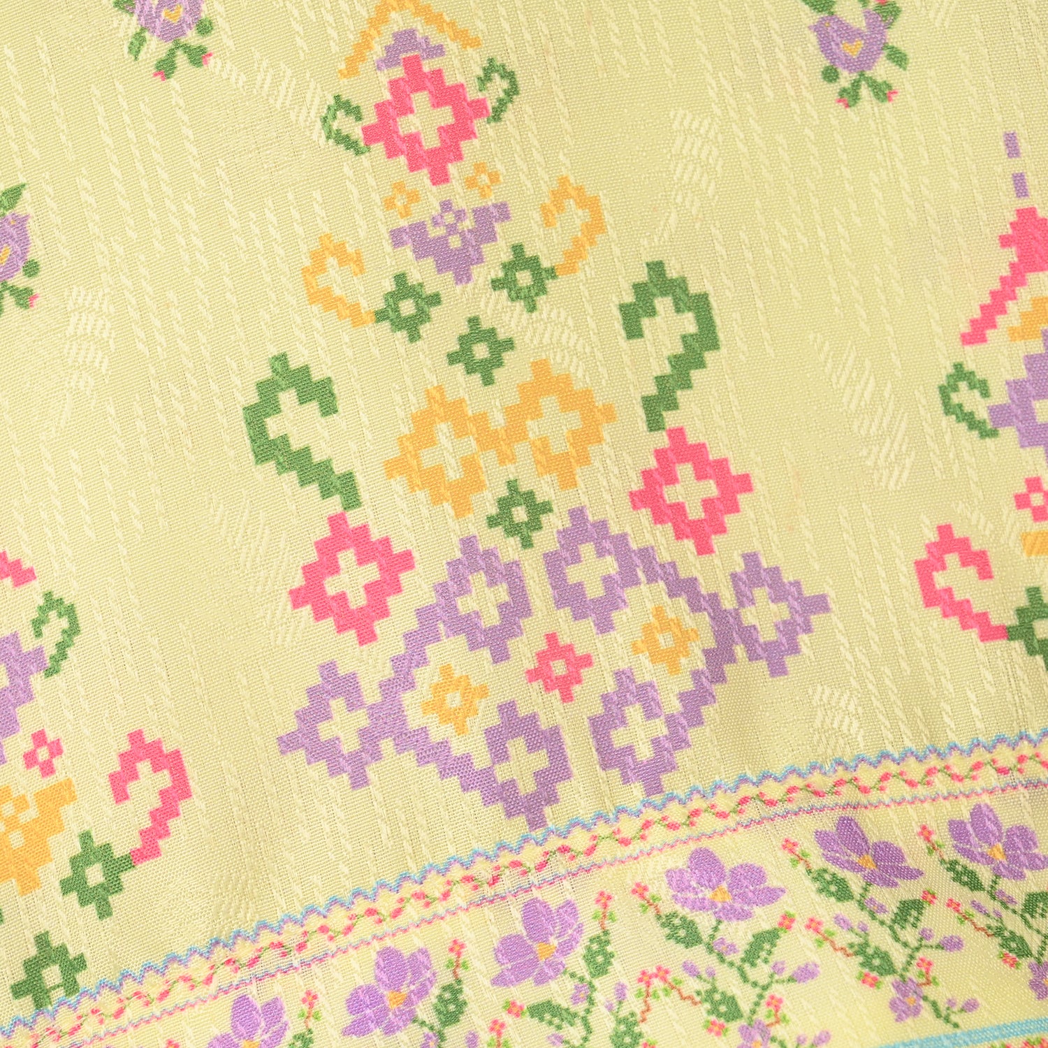 Infant Girls Jacquard Printed 2-Piece Set (Skyler) - Yellow - Image 3