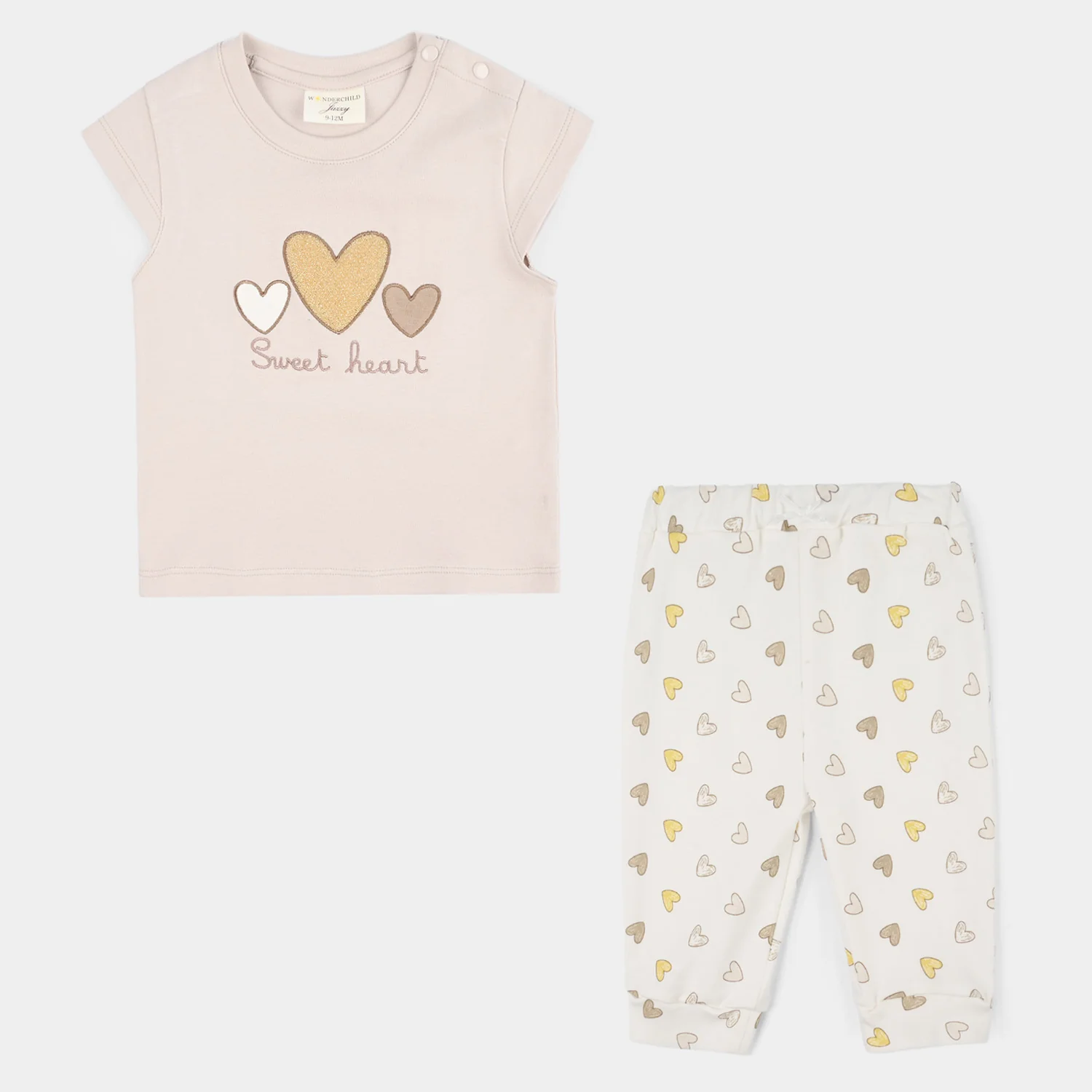 Infant Girls Jersey/Terry 2Pc Suit