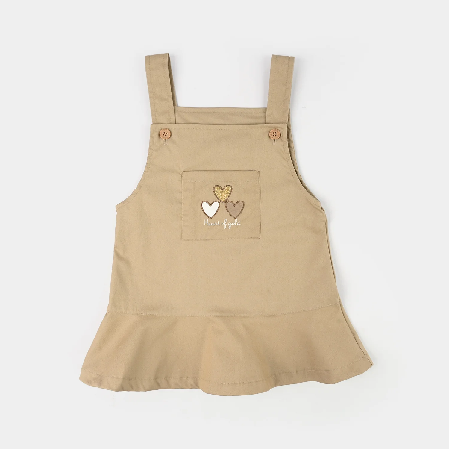 Infant Girls Jersey/Terry 2Pc Suit - Brown - Image 2