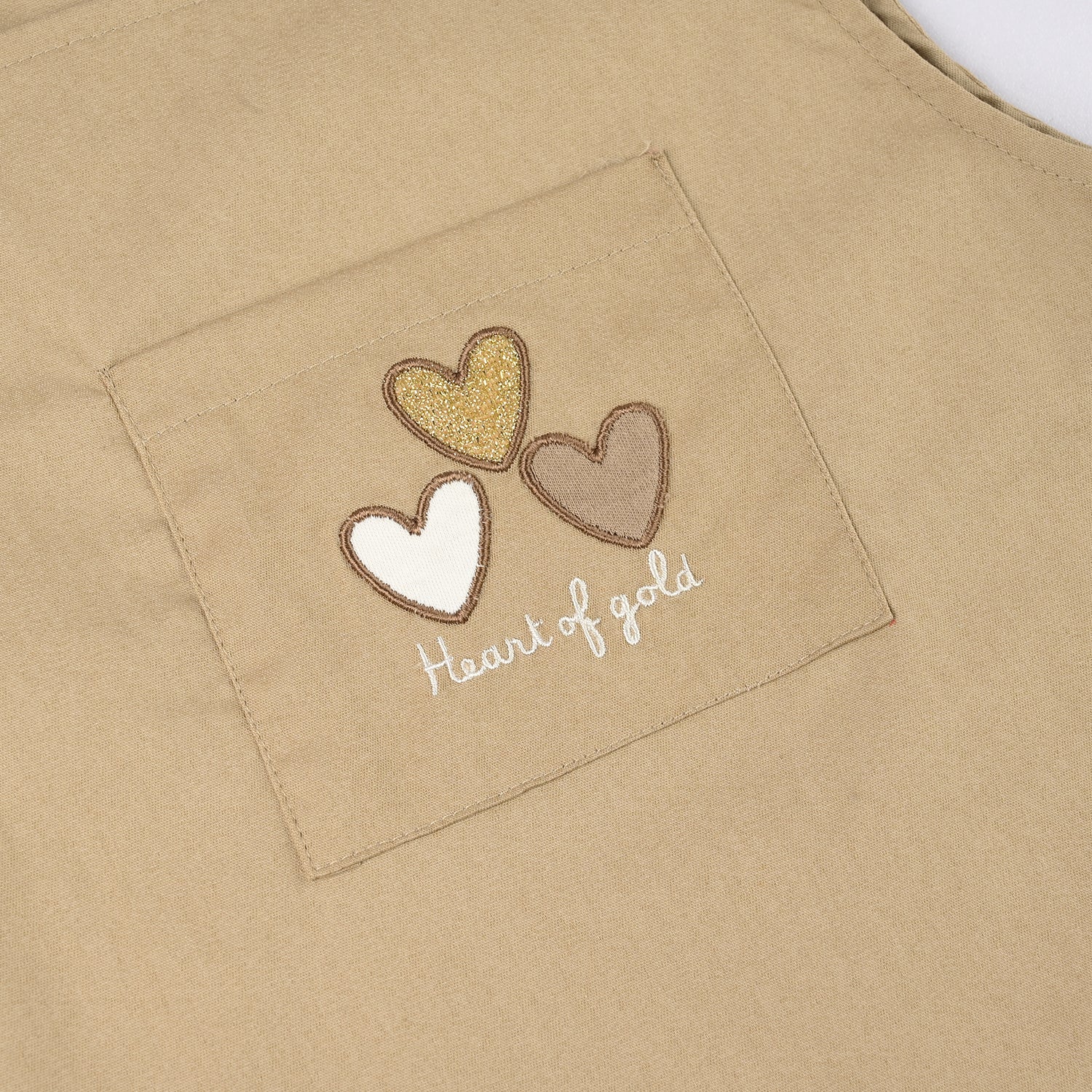 Infant Girls Jersey/Terry 2Pc Suit - Brown - Image 4