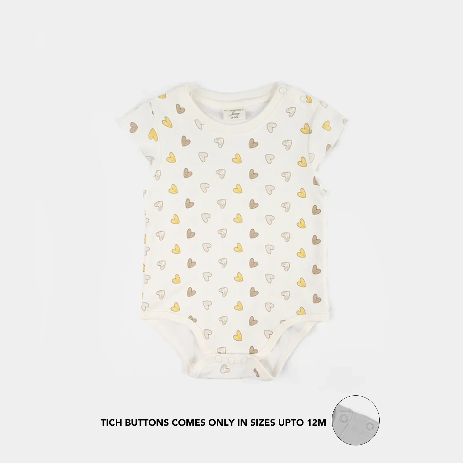 Infant Girls Jersey/Terry 2Pc Suit - Brown - Image 5