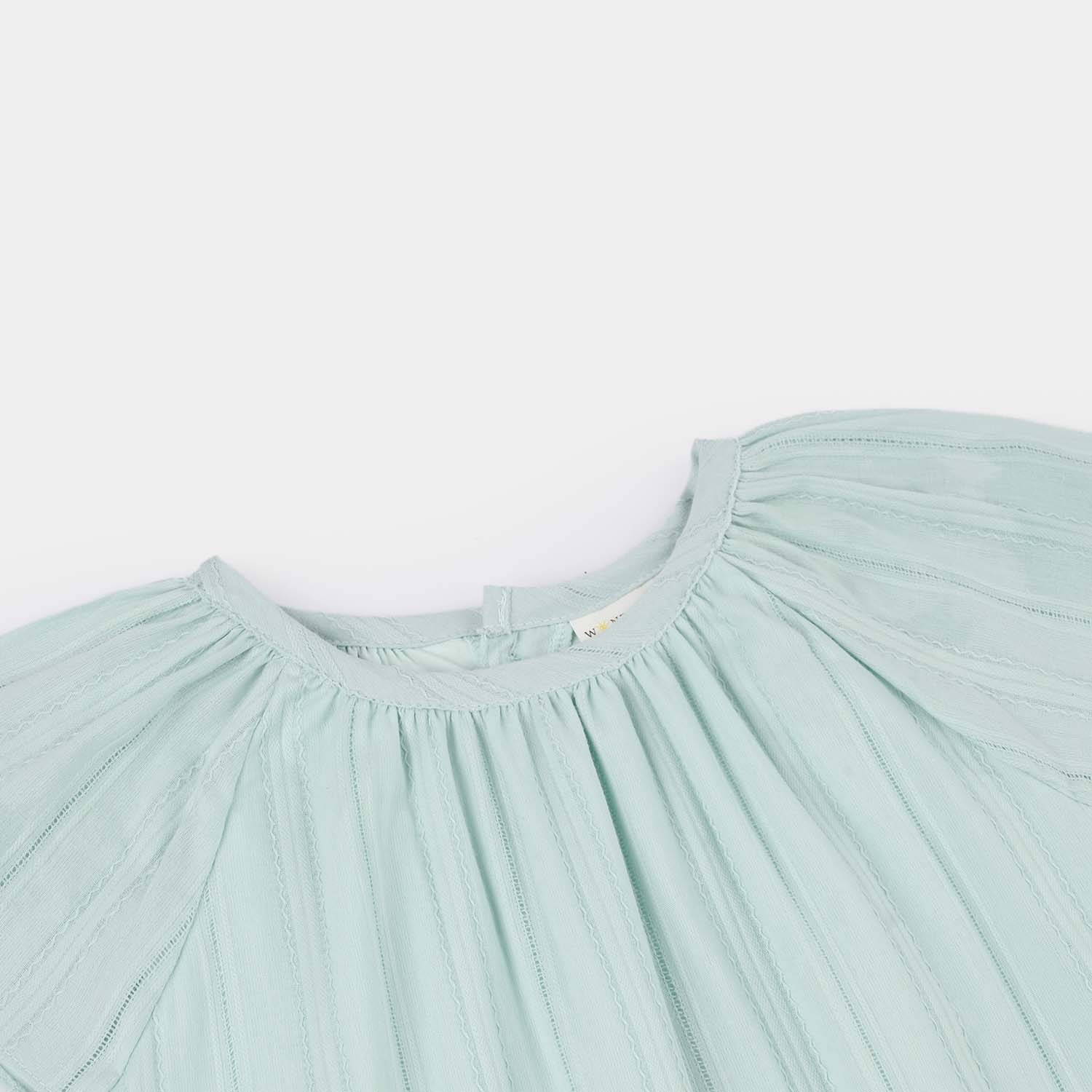 Infant Girls Jersey/Terry 2Pc Suit - Green - Image 3