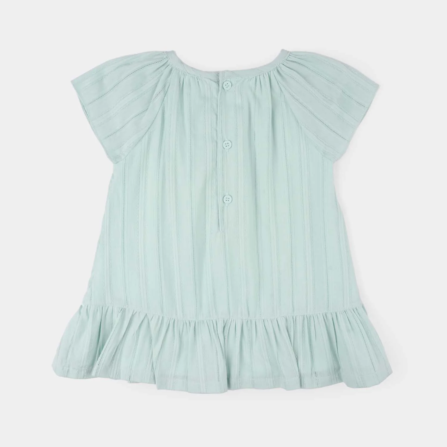 Infant Girls Jersey/Terry 2Pc Suit - Green - Image 5