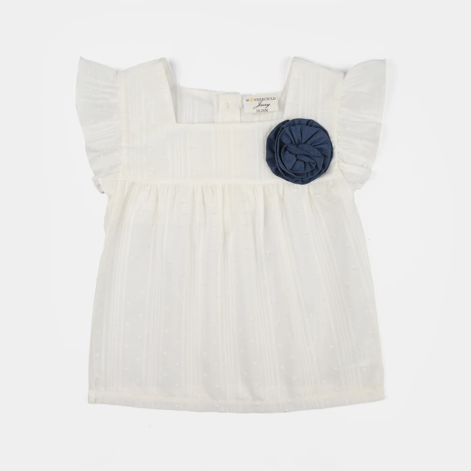 Infant Girls Jersey/Terry 2Pc Suit - White - Image 3