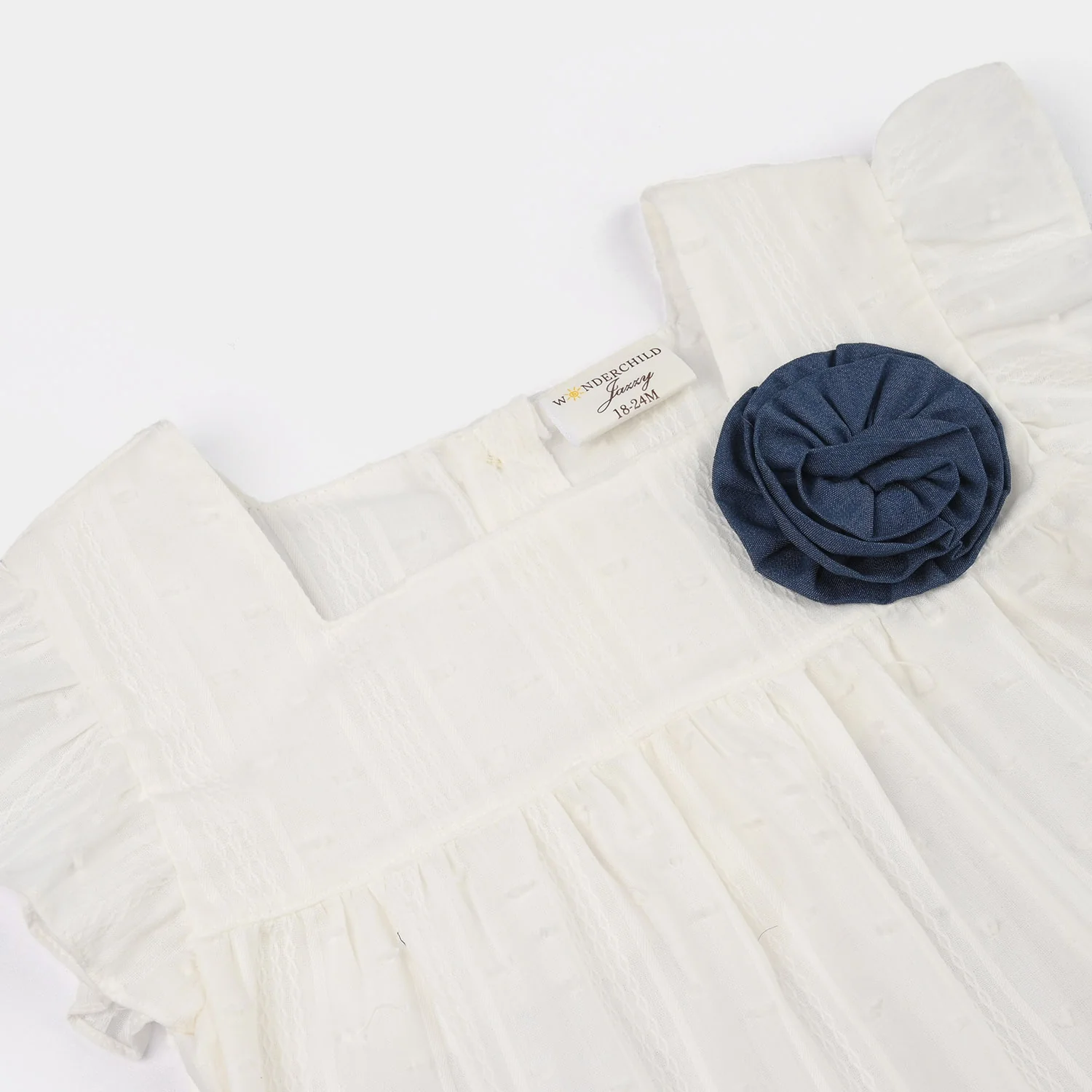 Infant Girls Jersey/Terry 2Pc Suit - White - Image 4