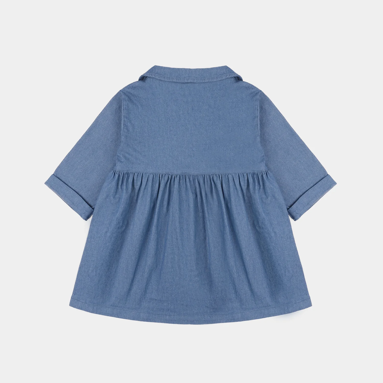 Infant Girls Jersey/Terry 2Pc Suit - Navy - Image 5