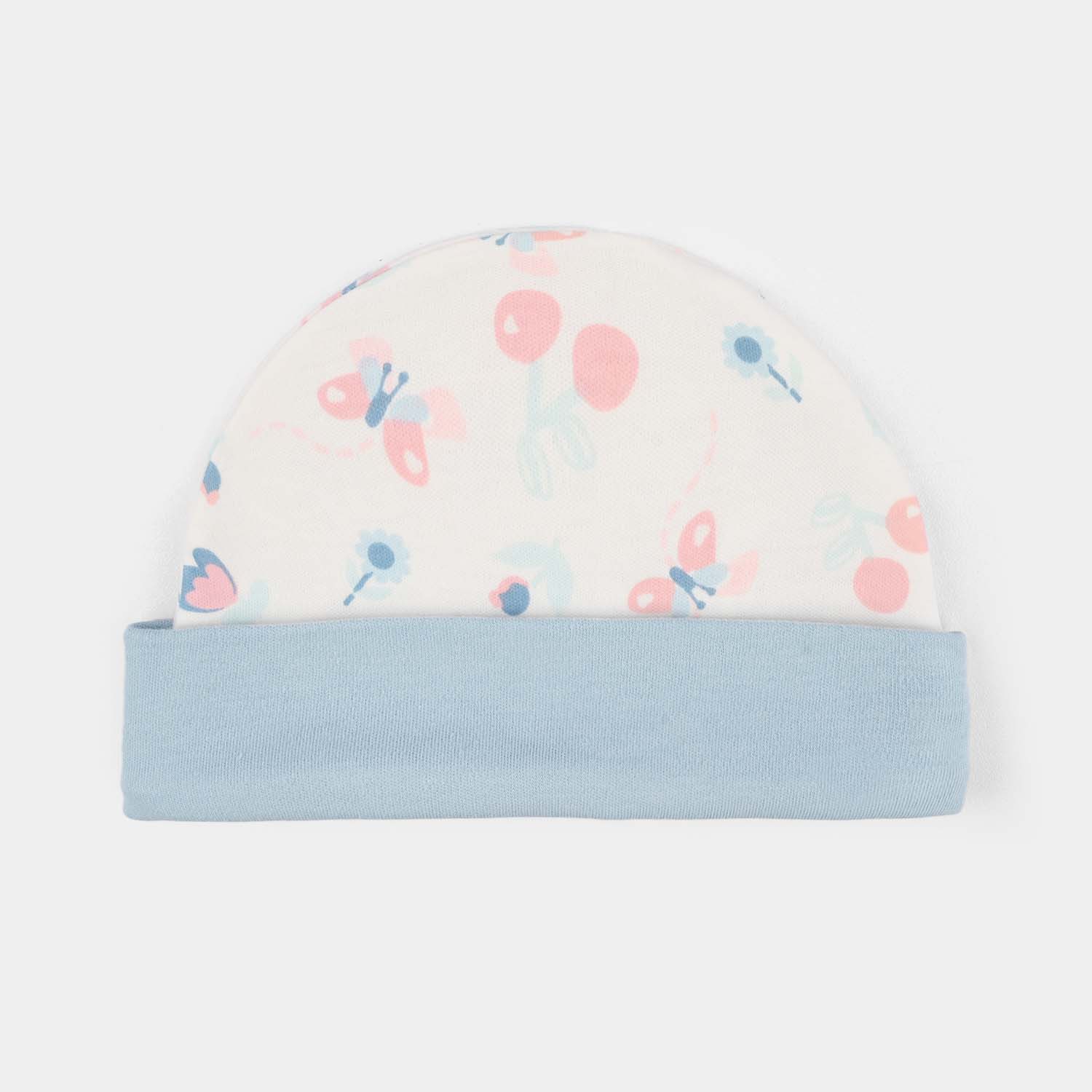 Infant Girls Jersey/Terry 3Pc Gift Set - Blue - Image 3