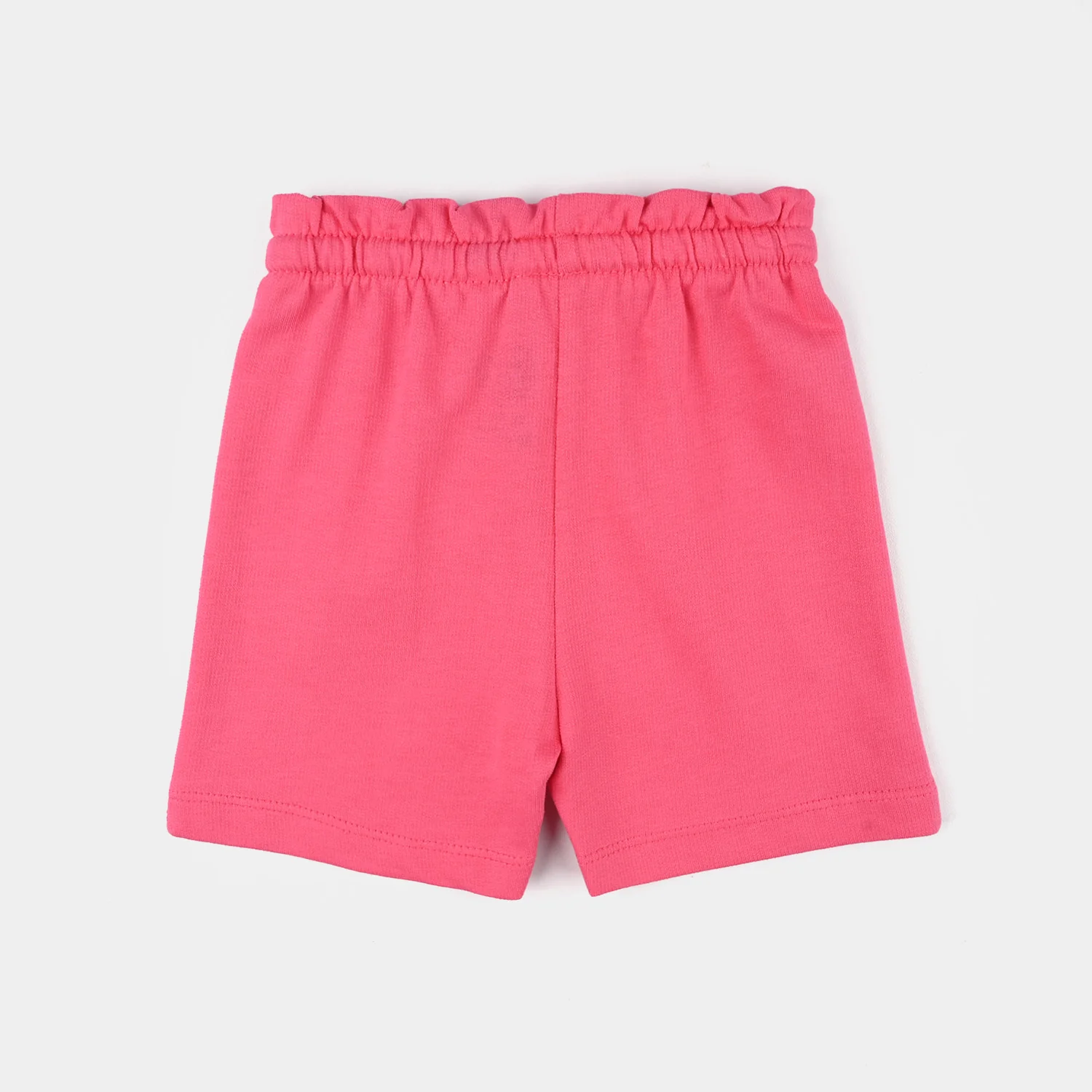 Infant Girls Jersey Terry Shorts (Basic) - Hot Pink - Image 3