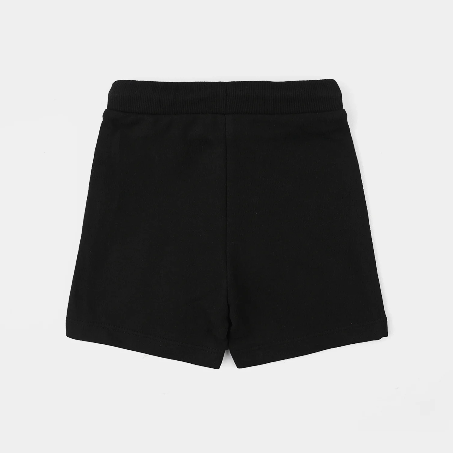 Infant Girls Jersey/Terry Shorts - Jet Black - Image 3