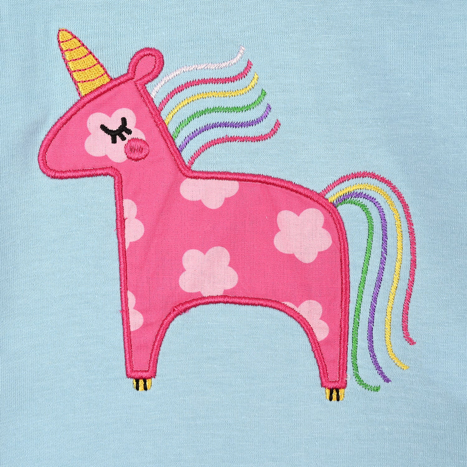 Infant Girls Jersey/Terry T-Shirt H/S Character-Blue - Image 3