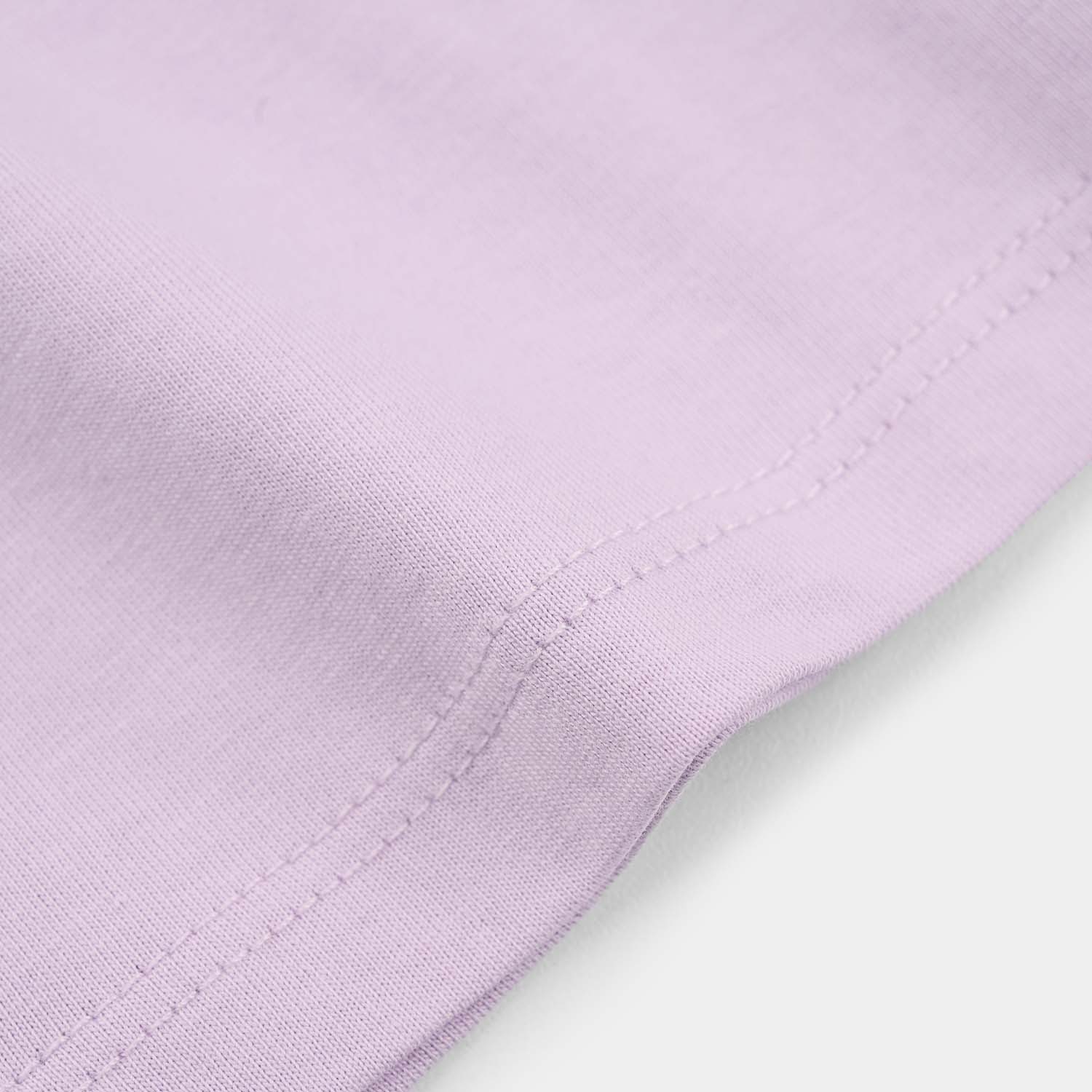 Infant Girls Jersey Terry T-Shirt Half Sleeves (Fruits) - Pastel Lilac - Image 4