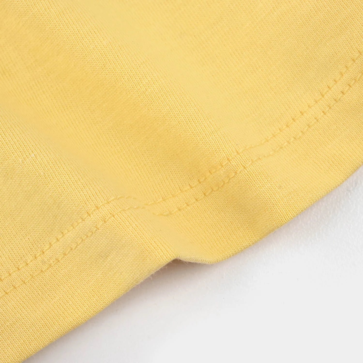 Infant Girls Jersey/Terry T-Shirt (Happy Time) - Yellow - Image 4