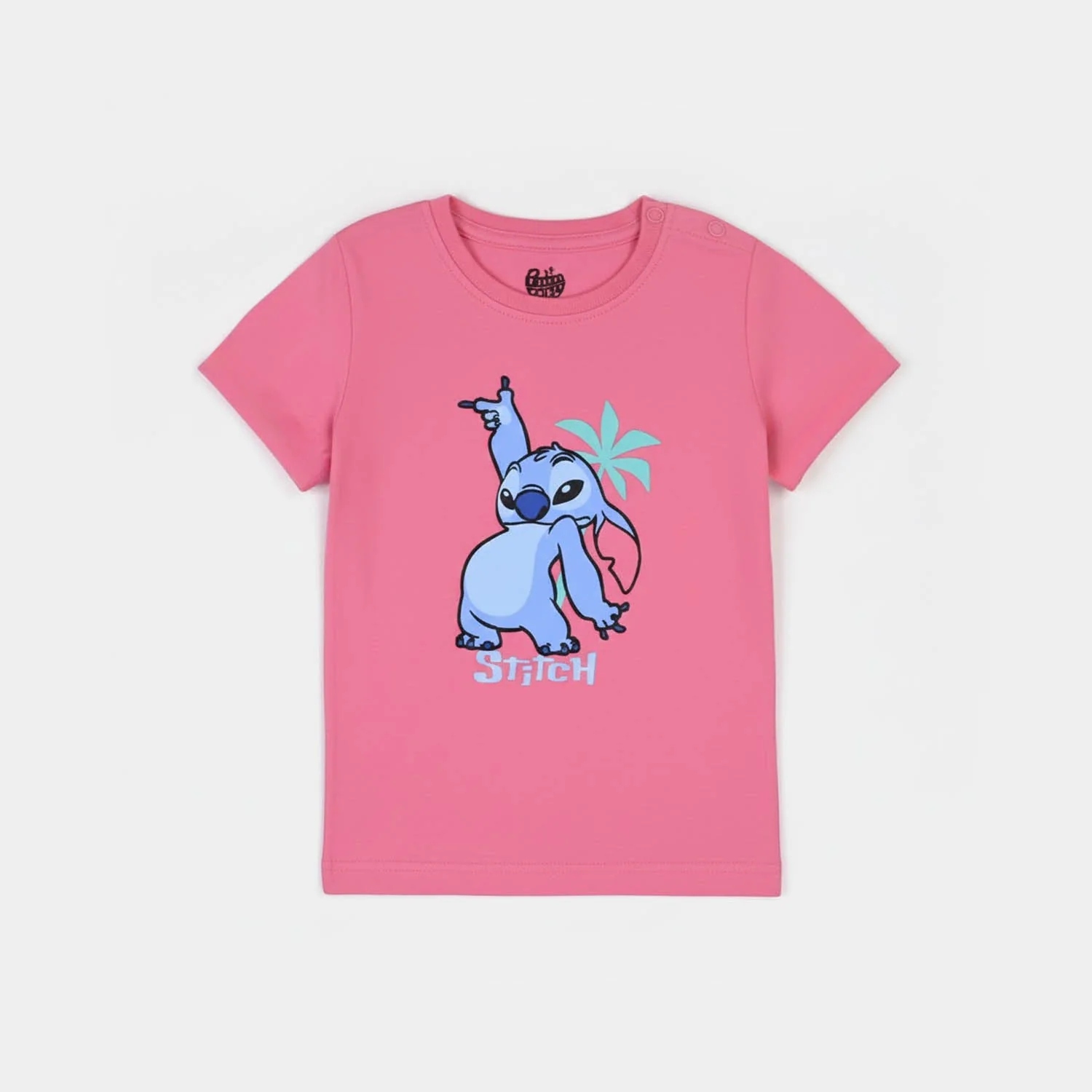 Infant Girls Jersey/Terry T-Shirt - Plumeria - Image 2
