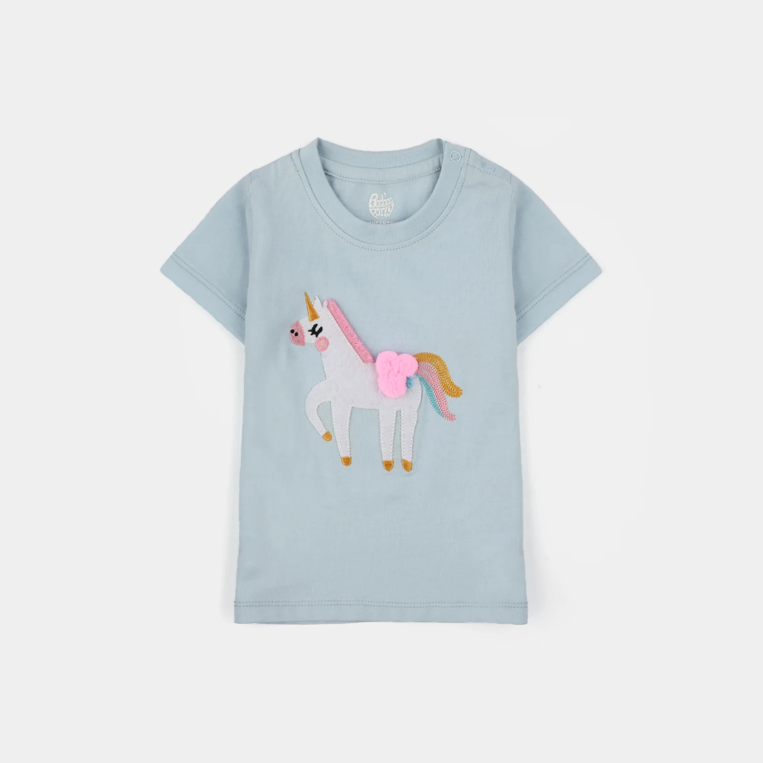 Infant Girls Jersey Terry T-Shirt (Character) - Blue - Image 2
