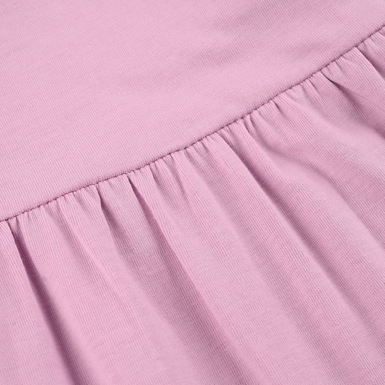 Infant Girls Jersey/Terry Knitted Frock (Good Mood) - Image 3