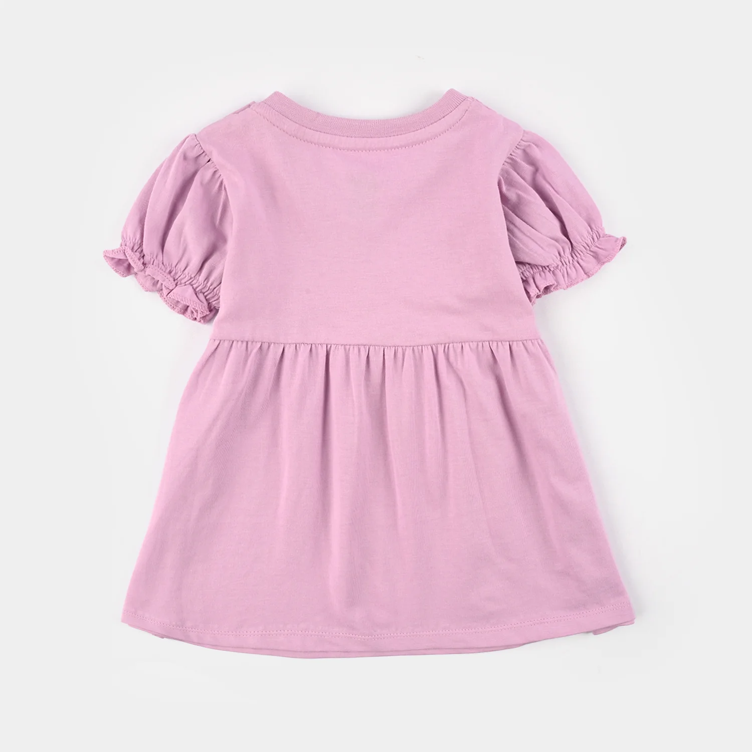 Infant Girls Jersey/Terry Knitted Frock (Good Mood) - Image 4