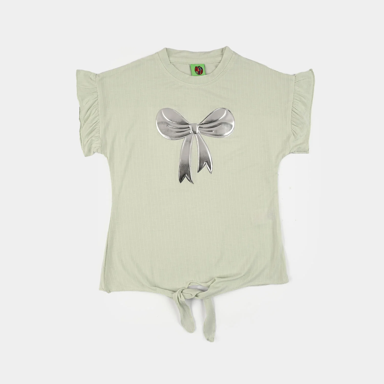 Infant Girls Poly Viscose Knitted Suit (Just A Bow) - Green - Image 3