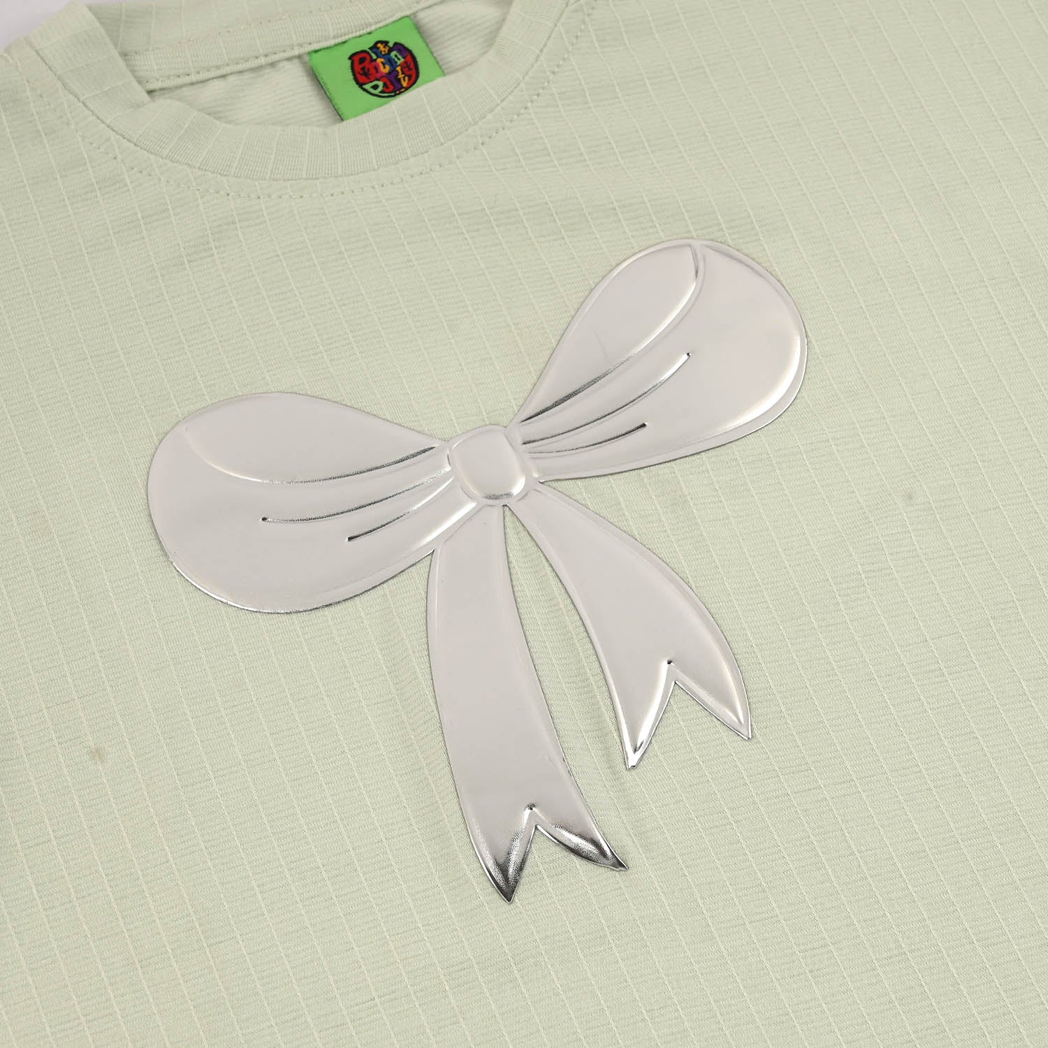 Infant Girls Poly Viscose Knitted Suit (Just A Bow) - Green - Image 4