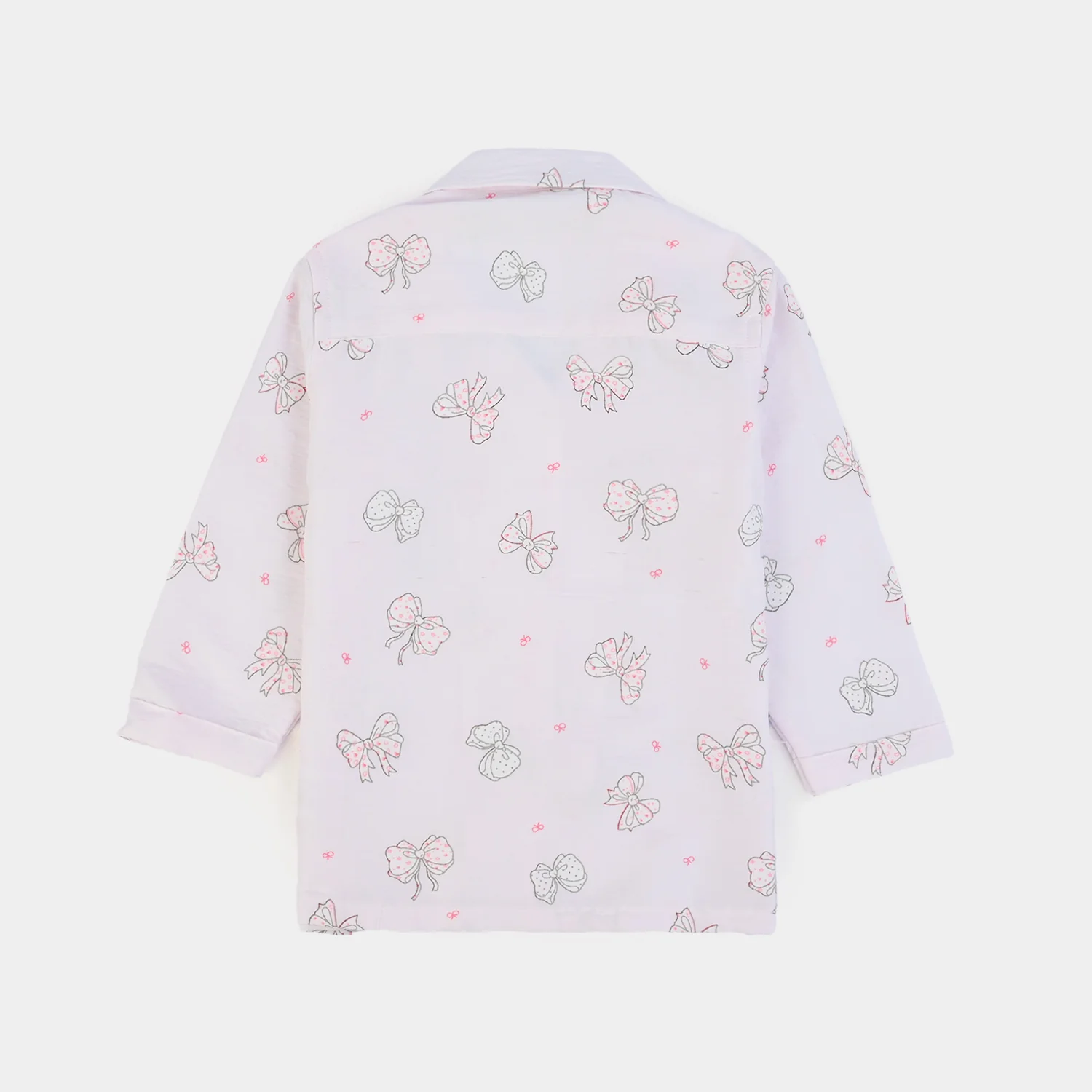 Infant Girls Linen Viscose Nightwear BOW - Image 5