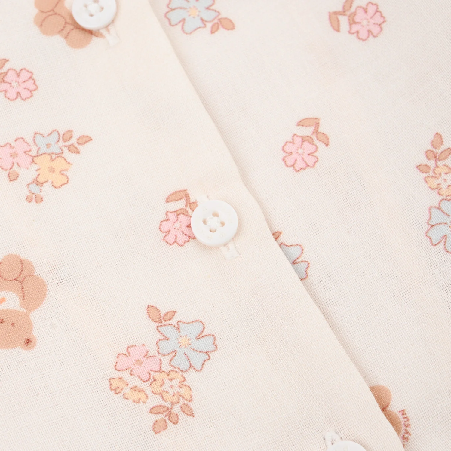 Infant Girls Linen Viscose 2PC Set – Cream - Image 4