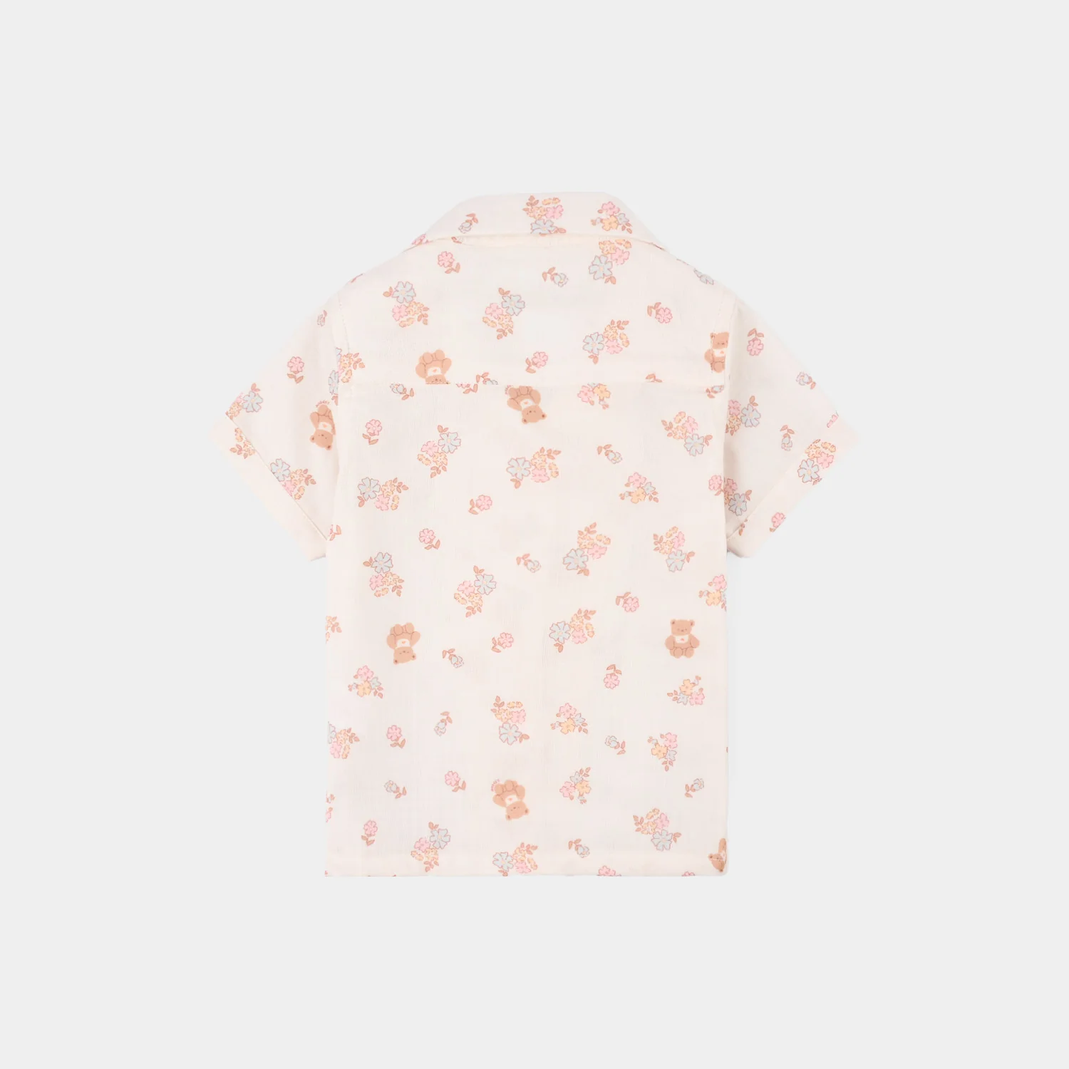 Infant Girls Linen Viscose 2PC Set – Cream - Image 5