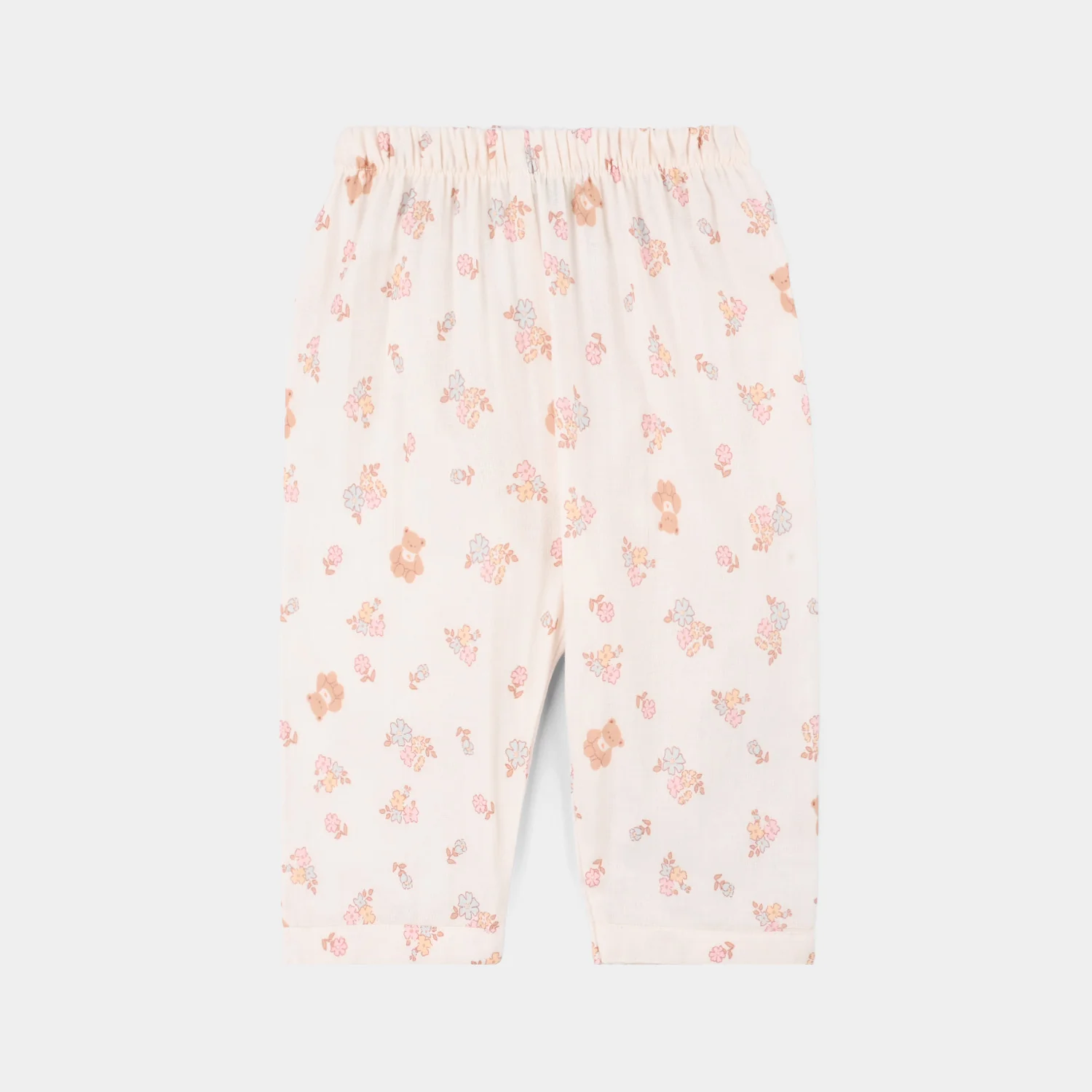 Infant Girls Linen Viscose 2PC Set – Cream - Image 6