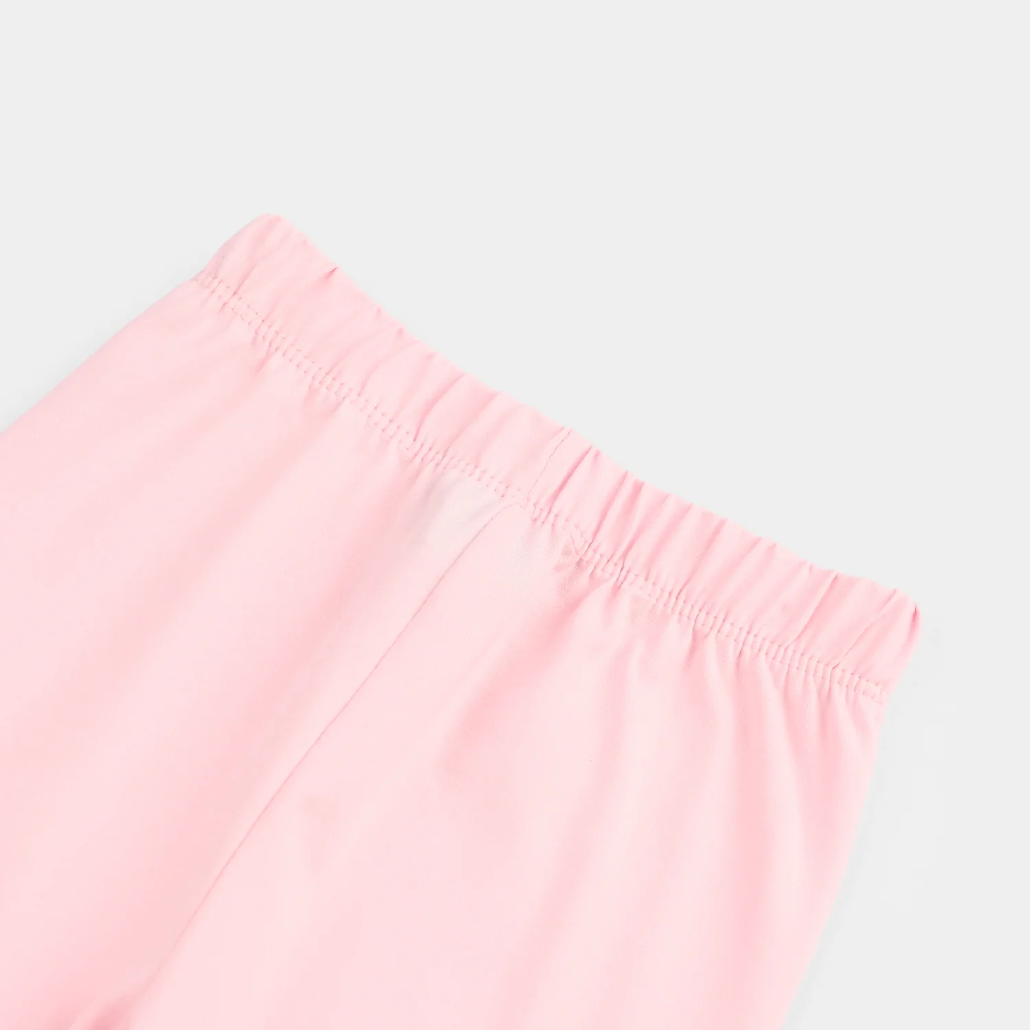 Infant Girls Lycra Jersey Plain Tights - Candy Pink - Image 2