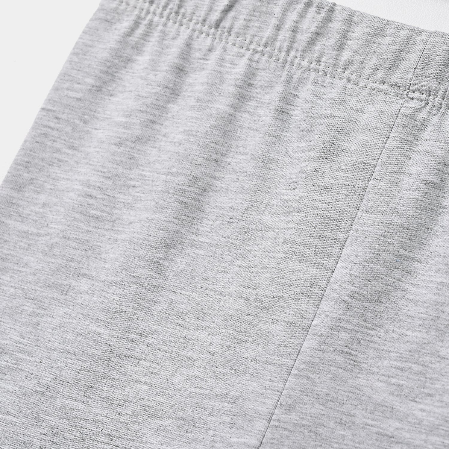 Infant Girls Lycra Jersey Plain Tights H-Grey - Image 2