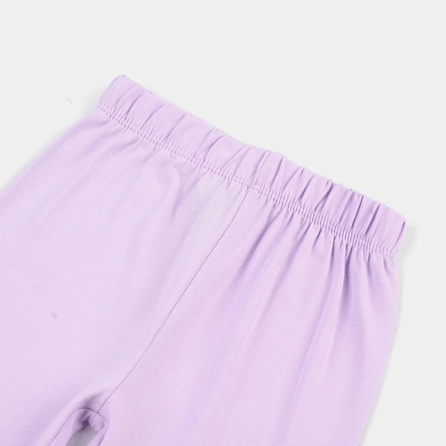 Infant Girls Lycra Jersey Plain Tights - Purple - Image 3