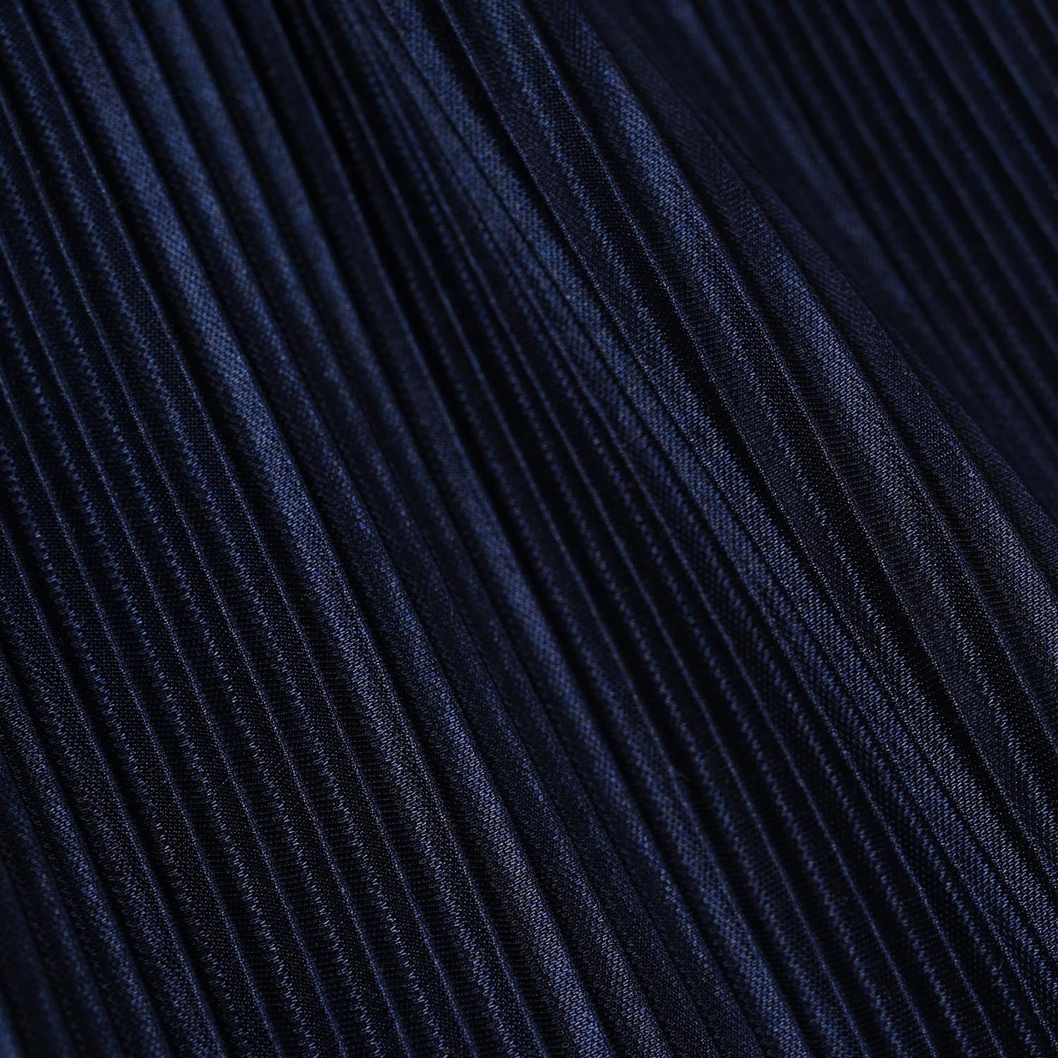 Infant Girls poly cambric Pleated Pants-Navy Blue - Image 2