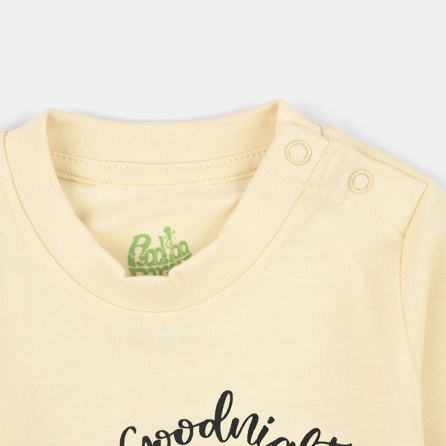 Infant Girls Poly Cotton Jersey Night Suit GOOD NIGHT - Image 4