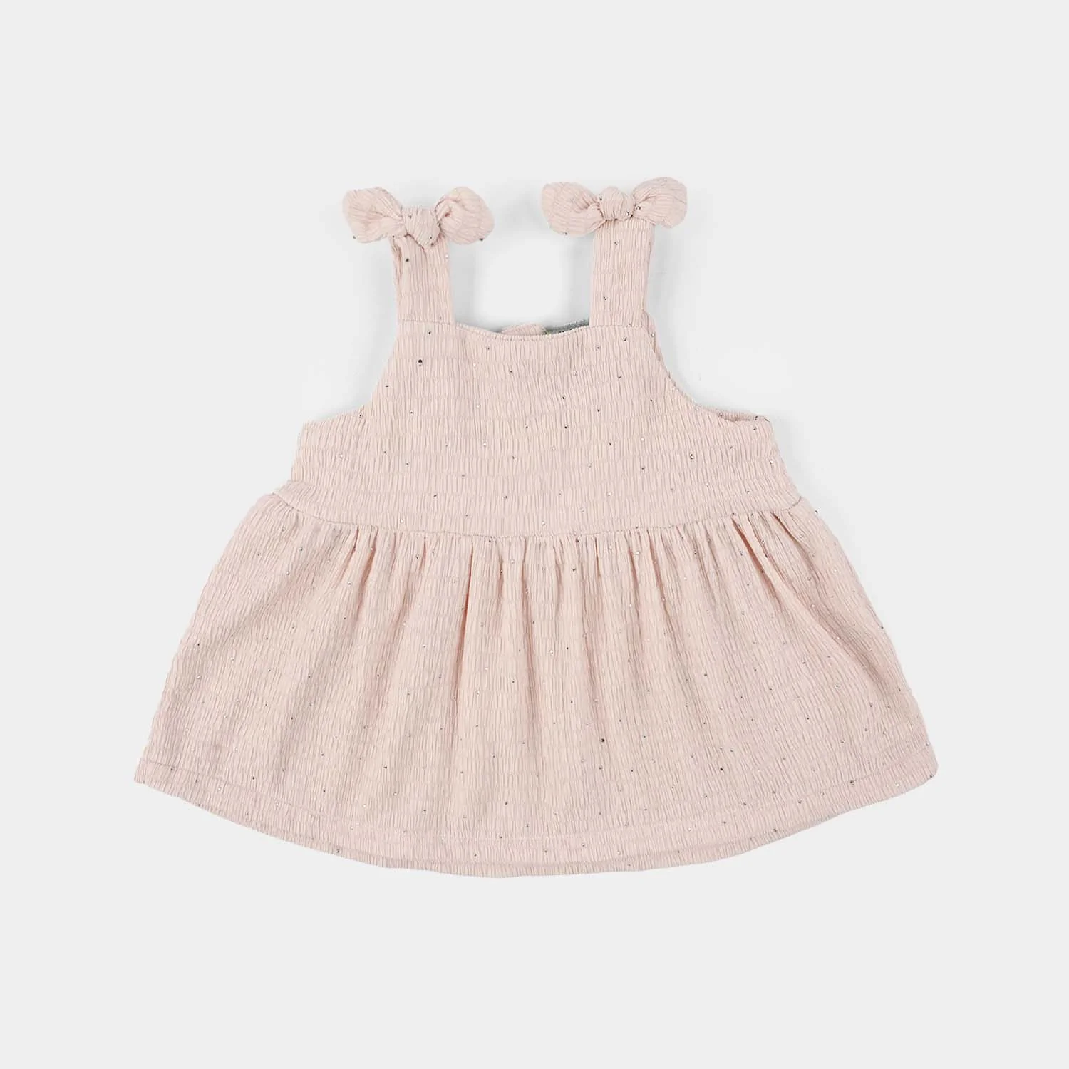Infant Girls Poly Crinkle 2-Piece Suit (Shine Studs) - Pink - Image 6