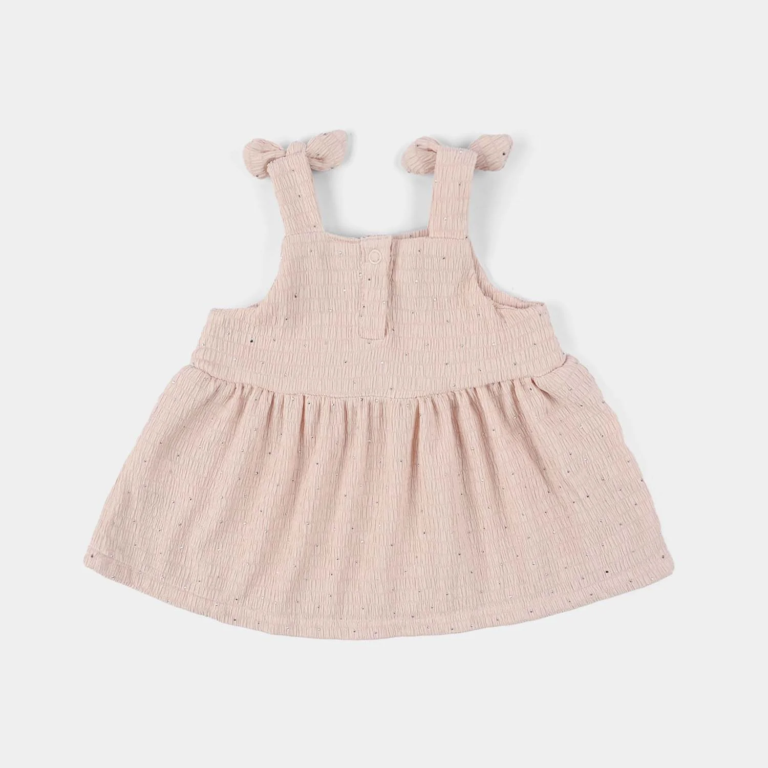 Infant Girls Poly Crinkle 2-Piece Suit (Shine Studs) - Pink - Image 9
