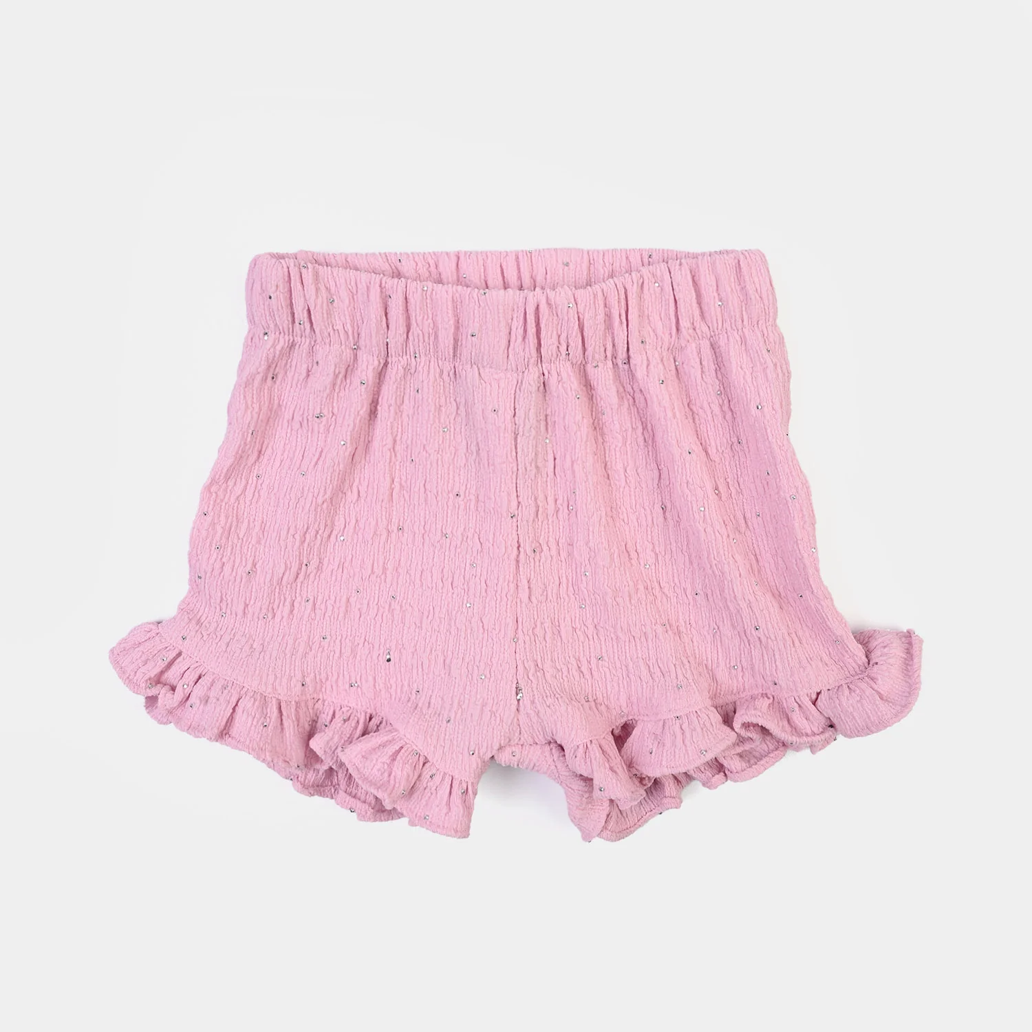 Infant Girls Poly Crinkle 2Pc Suit Shine Bright -Light Pink - Image 5