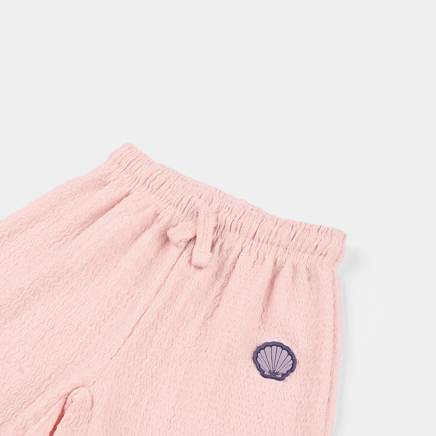 Infant Girls Poly Crinkle Sleeping Pajamas (Sea Shell) - Pink - Image 2