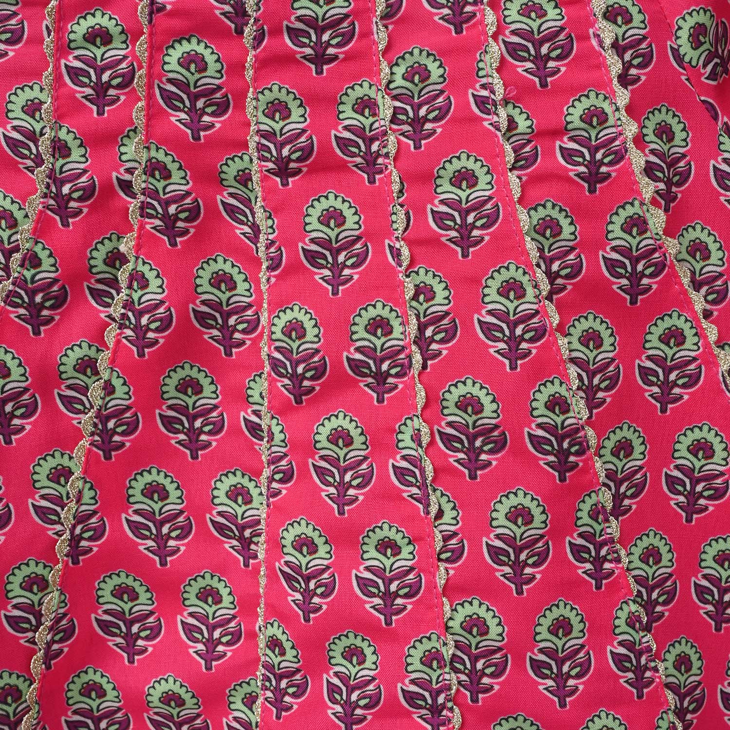 Infant Girls Poly Mesh Printed 2 Pcs - Berry - Image 3