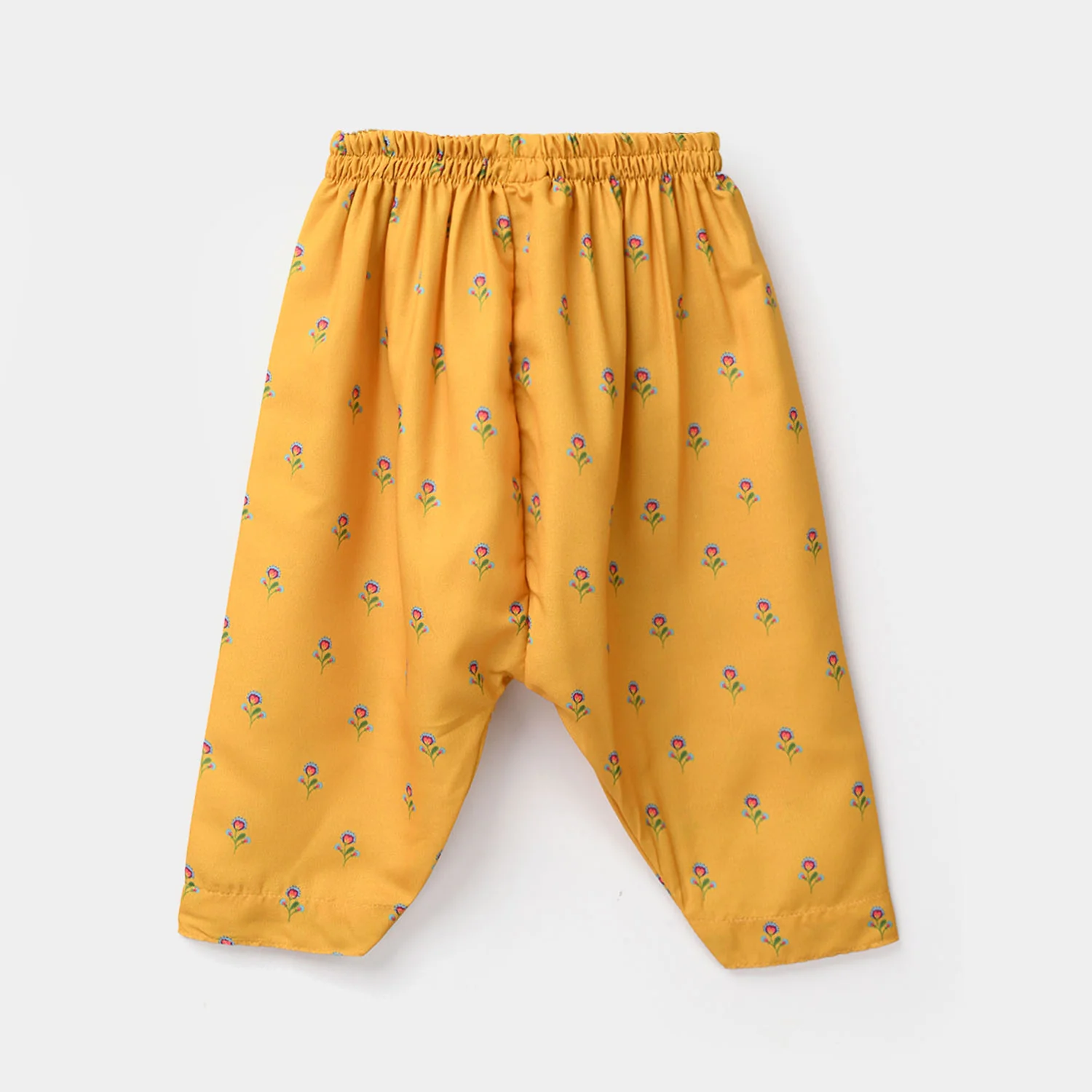 Infant Girls Poly Mesh Printed 2 Pcs Sunny-Mustard - Image 8