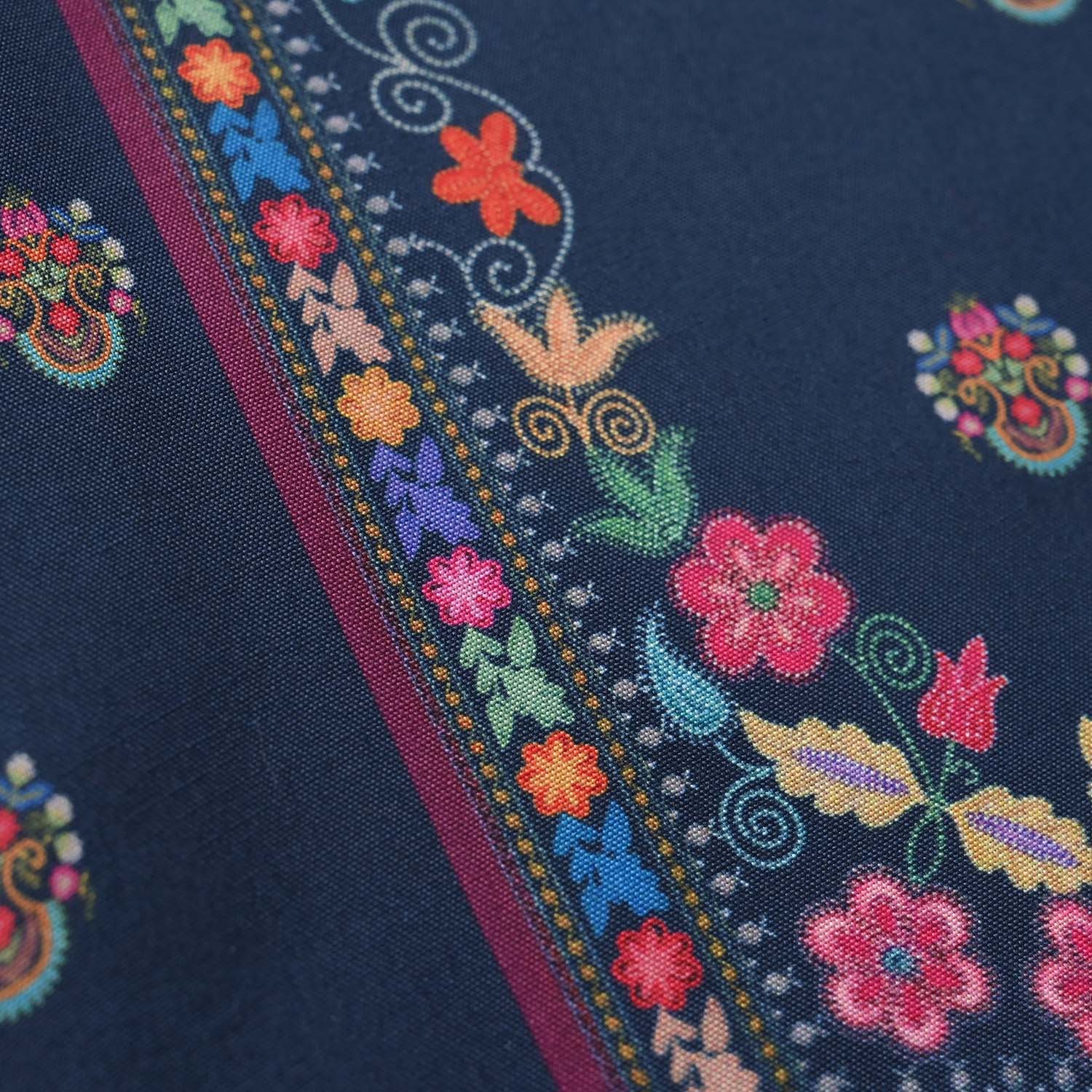 Infant Girls Poly Twill Printed 2Pcs - Blue - Image 6