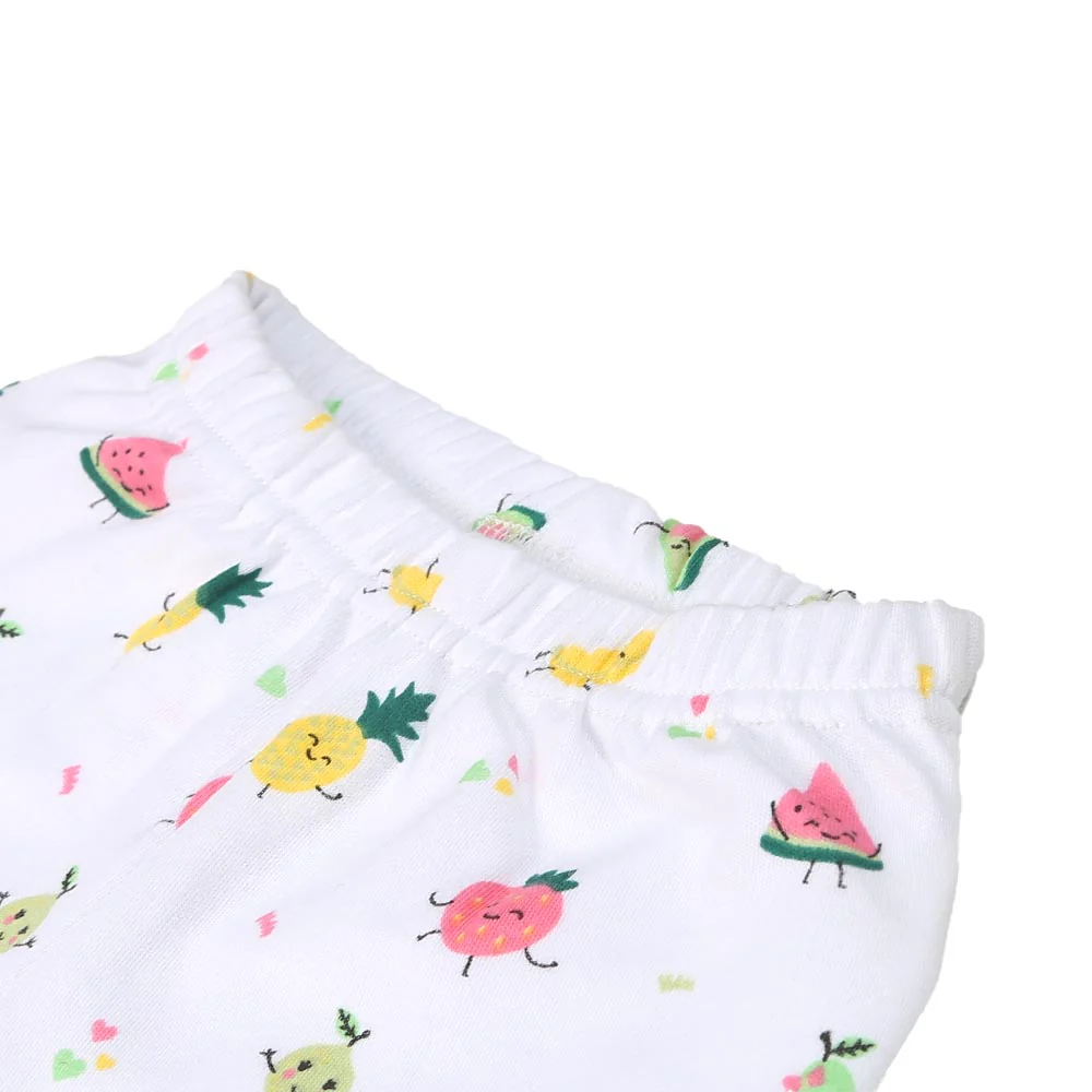 Infant Girls Payjama 3Pc Fruit - Mix. - Image 3