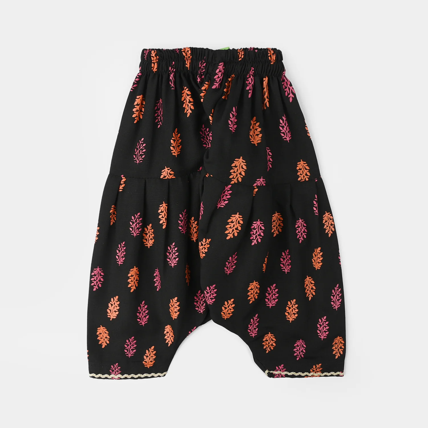 Infant Girls Raw Silk 2Pcs - Black - Image 6