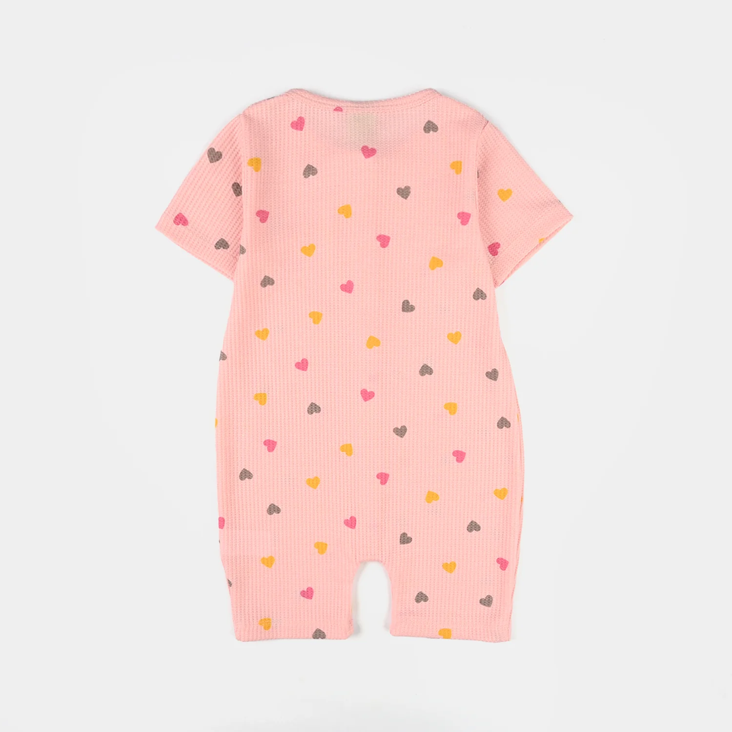 Infant Girls Thermal Romper (Hearts) - Pink - Image 4