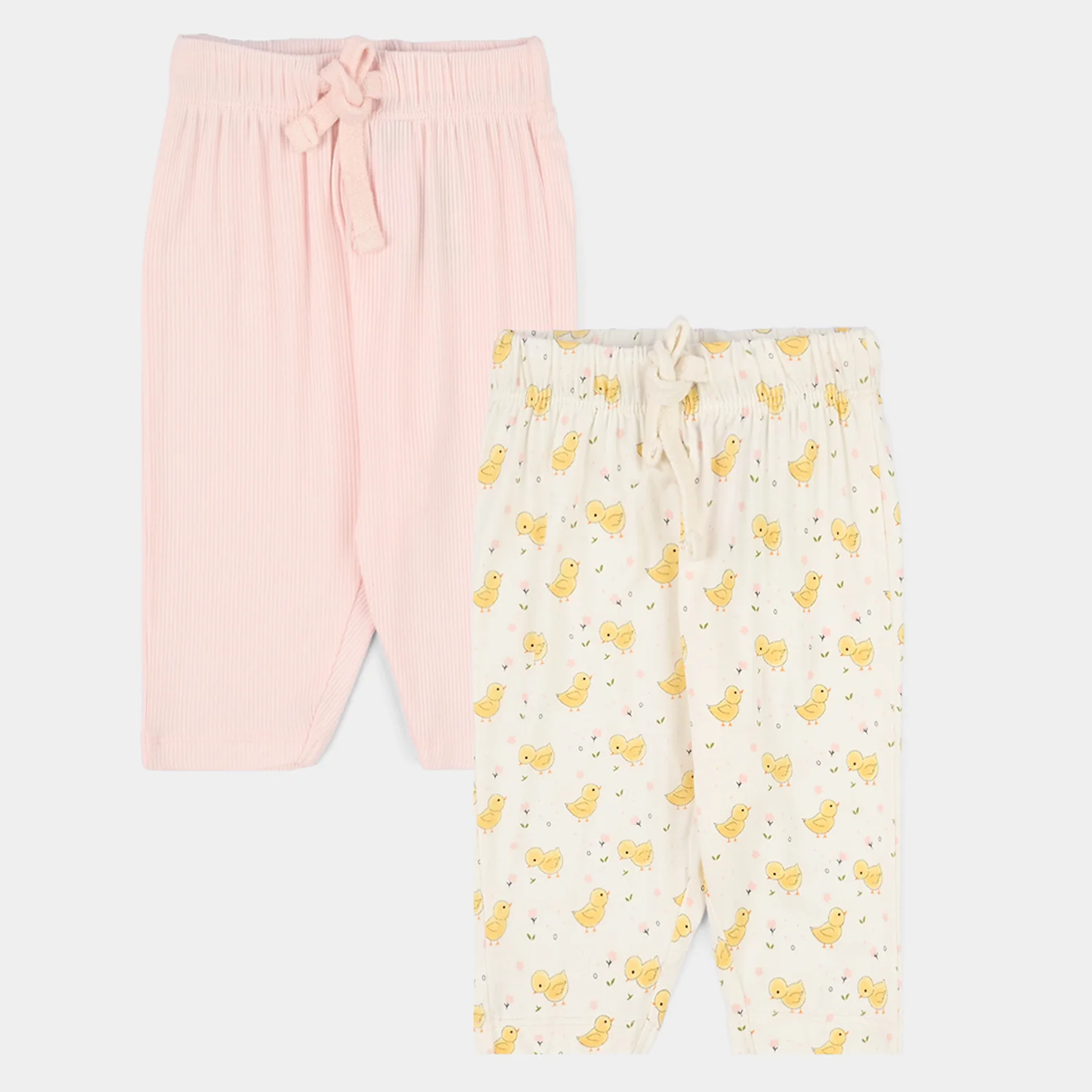 Infant Girls Bamboo Viscose Trouser Set Pack of 2 - Multi