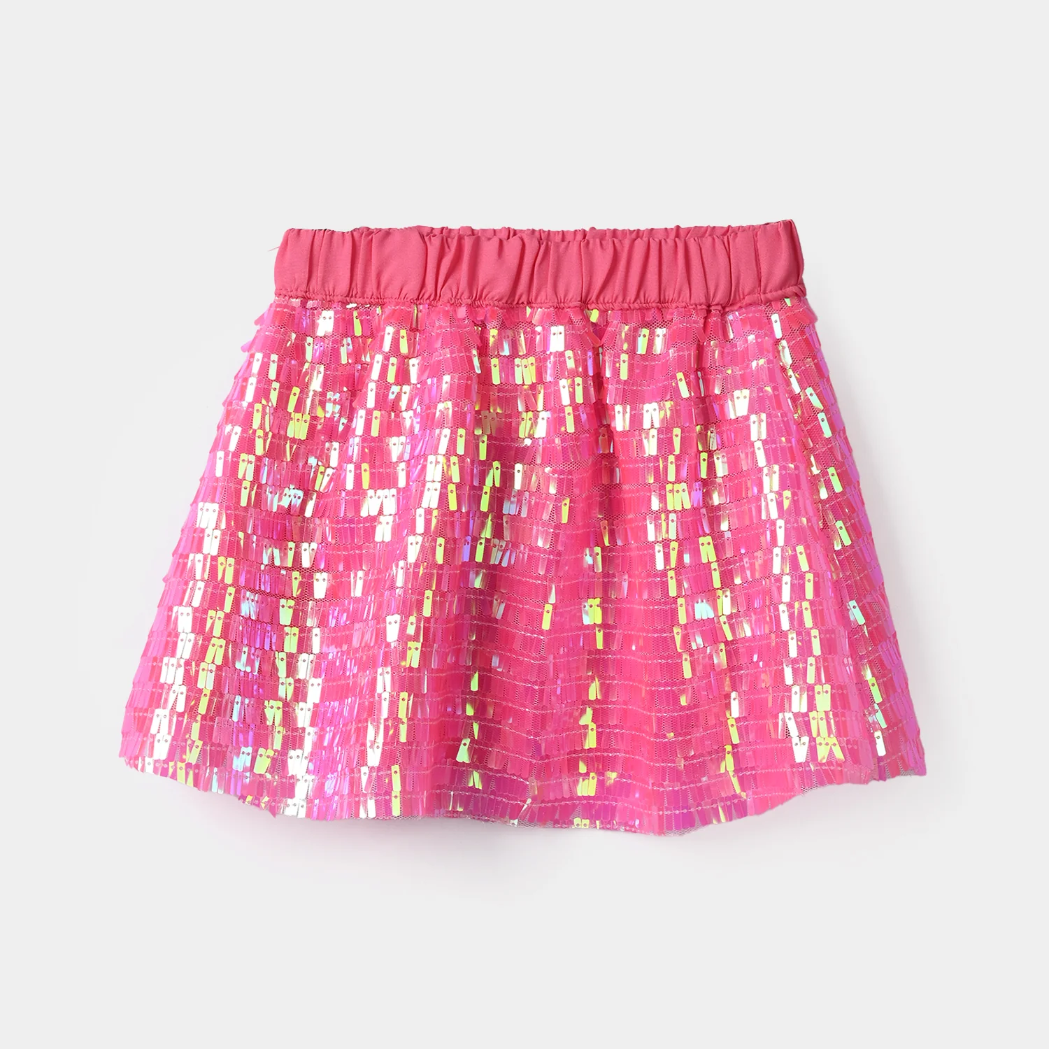 Infant Girls Net Short Skirt Shinny Pink - Image 3