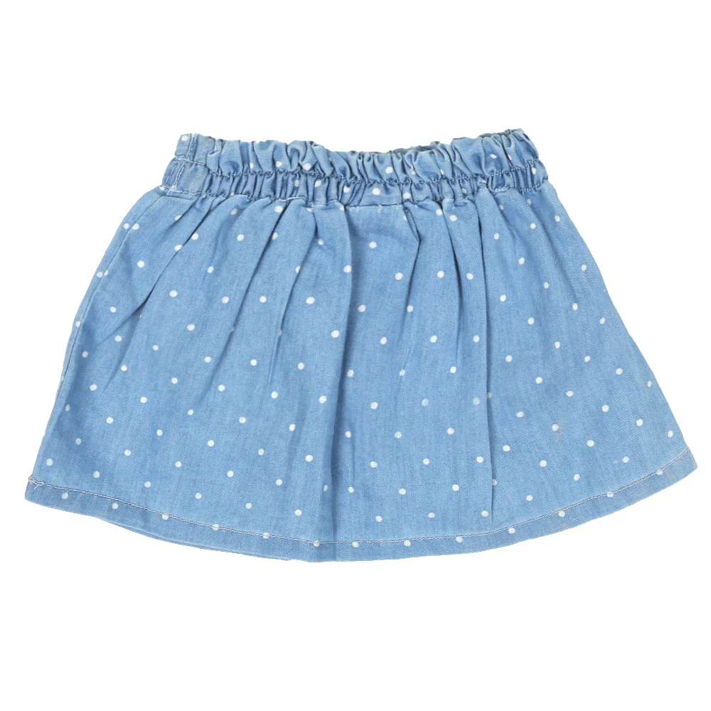 Infant Girls Skirt Denim Catty EMB-L.Blue - Image 3