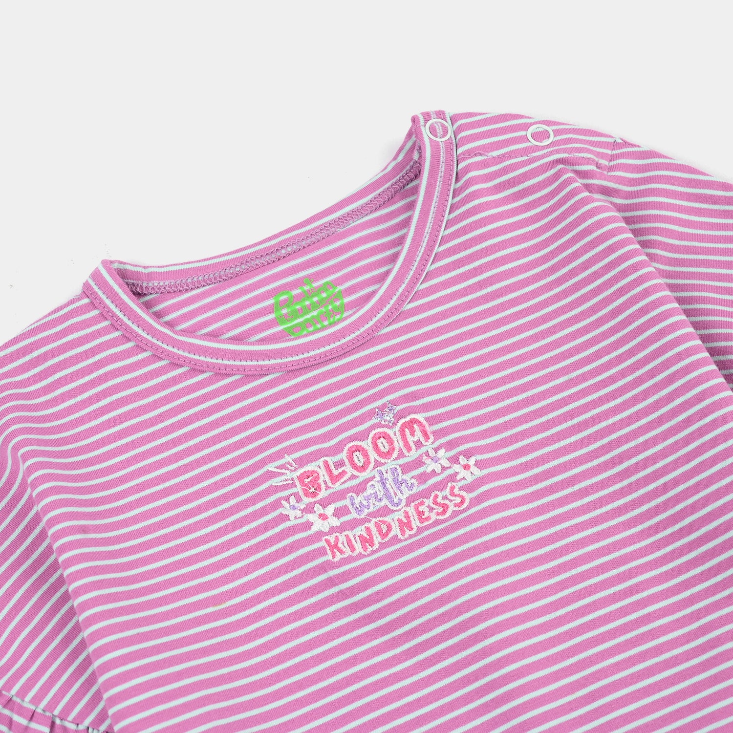 Infant Girls Yard dyed Jersey T-Shirt BLOOM - PURPLE - Image 2