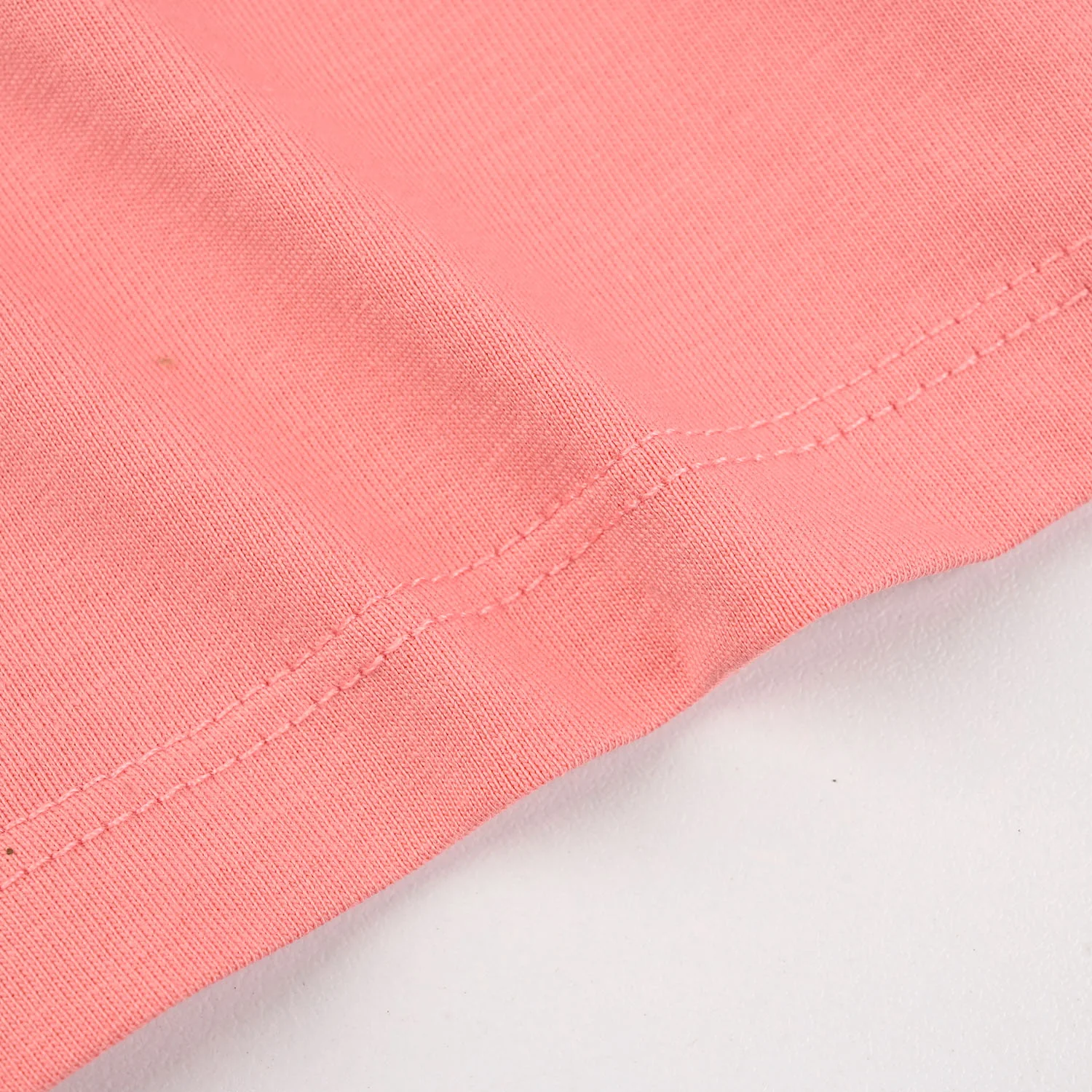 Infant Girls Jersey/Terry T-Shirt (Moms Fav Girl) - Peach - Image 5